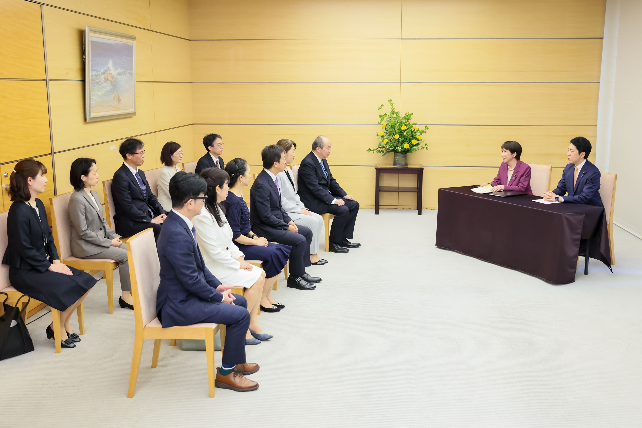 面会する高市総理３