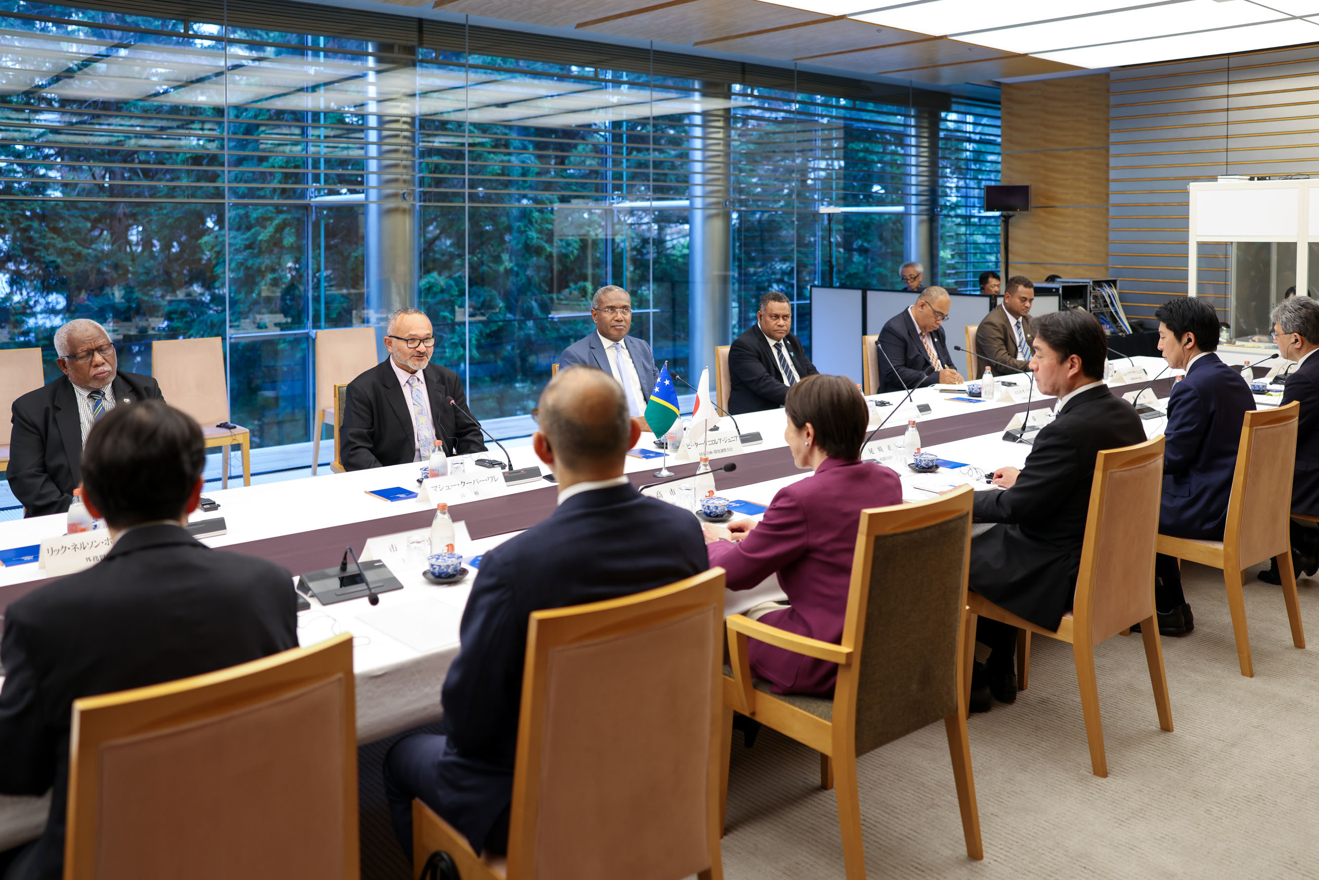 日・ソロモン首脳会談１０