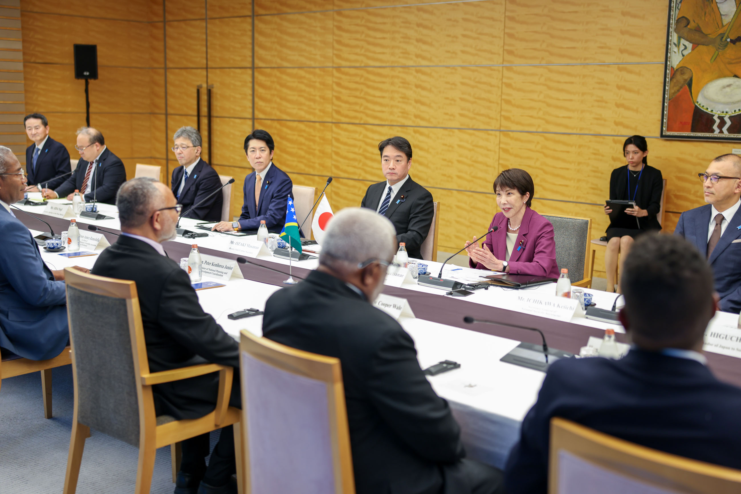 日・ソロモン首脳会談７