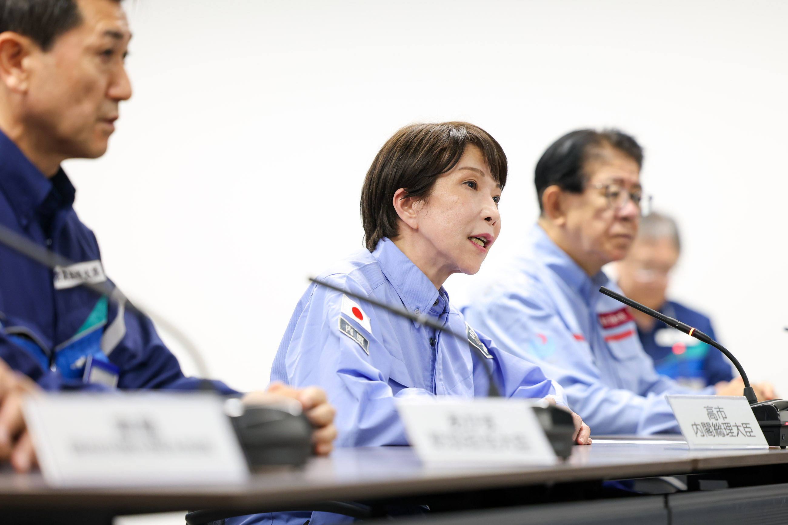 木村熊本県知事との意見交換会を行う高市総理２
