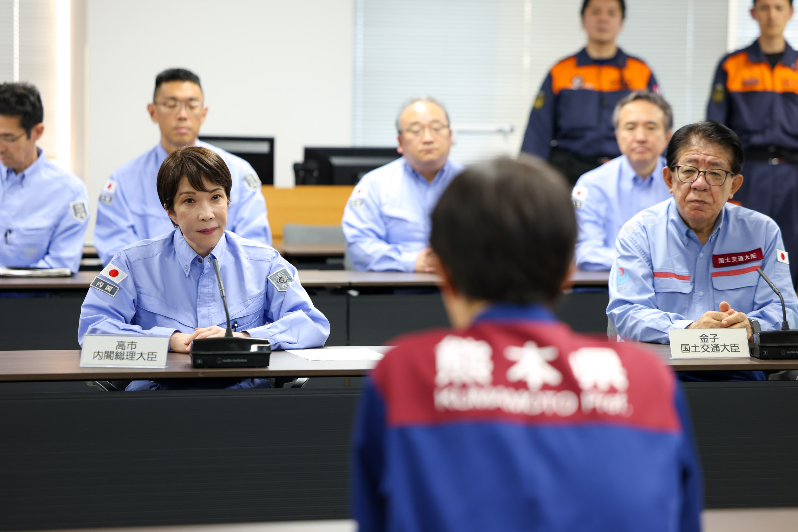 木村熊本県知事との意見交換会を行う高市総理３