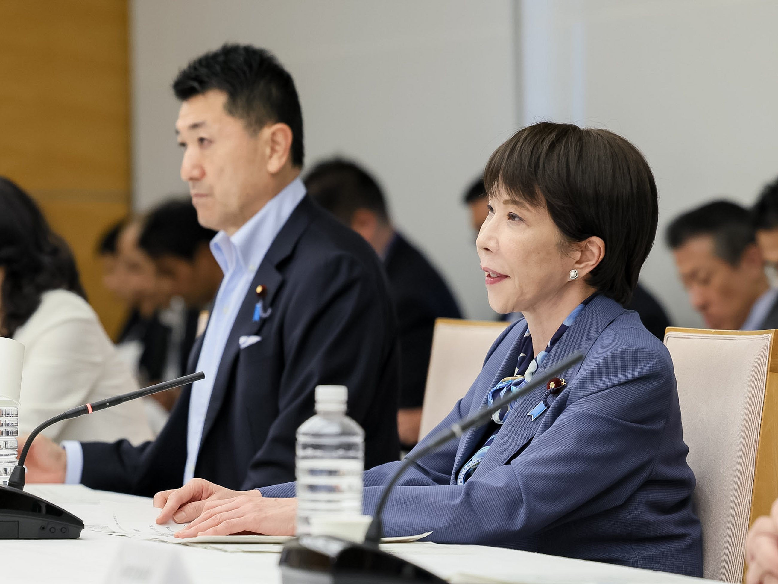 会議のまとめを行う高市総理６