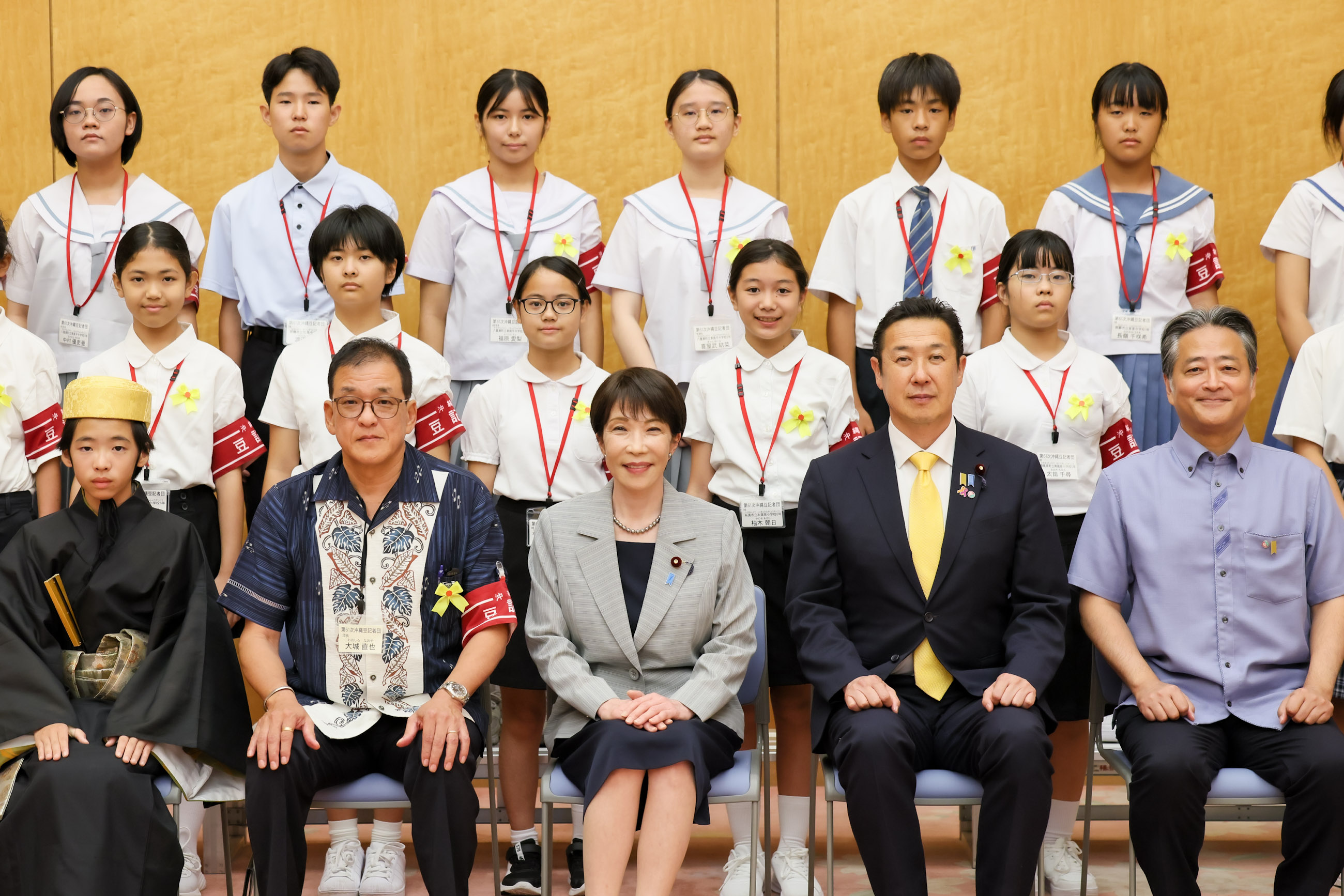 表敬を受ける高市総理１０
