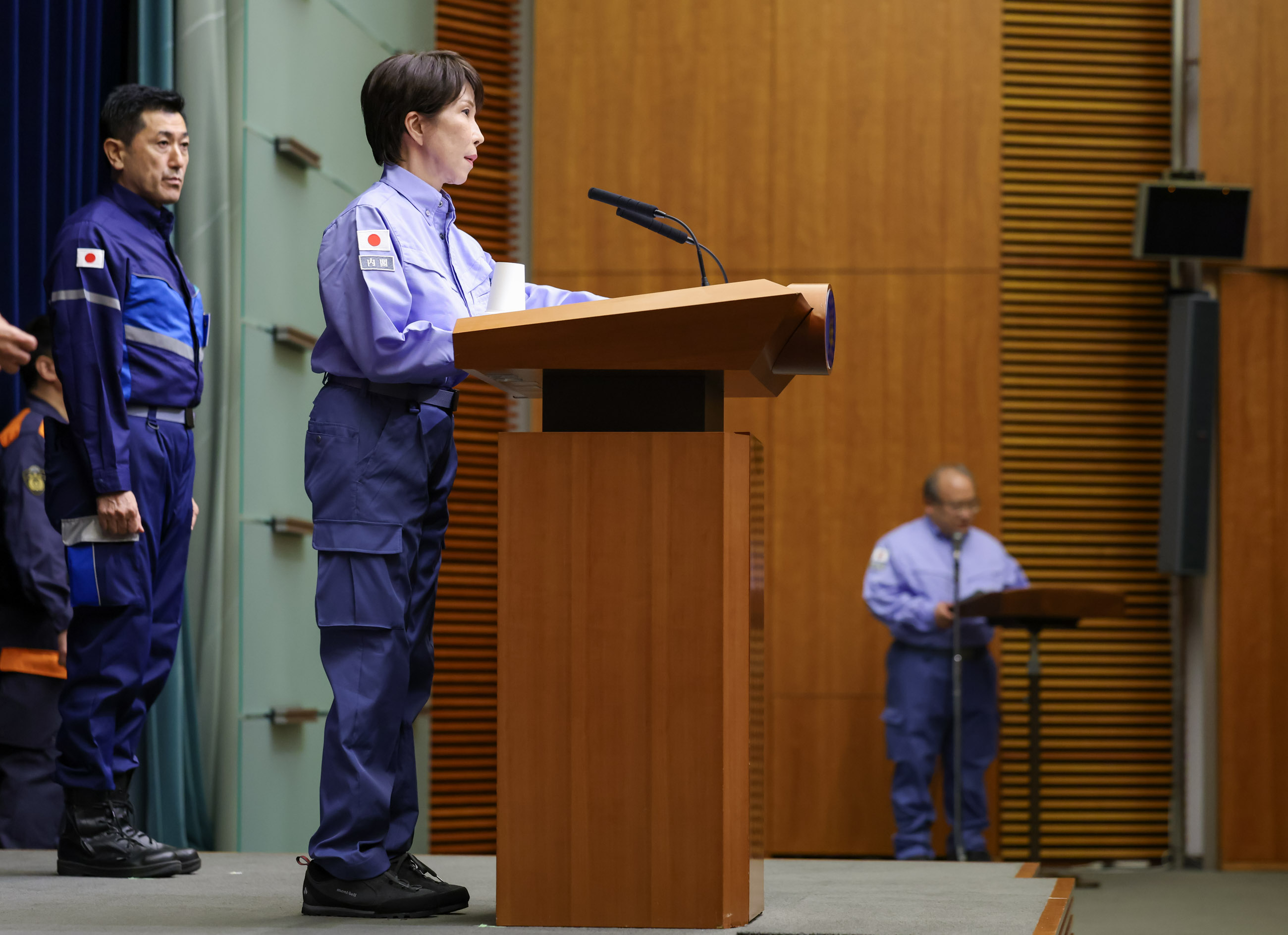 会見する高市総理１