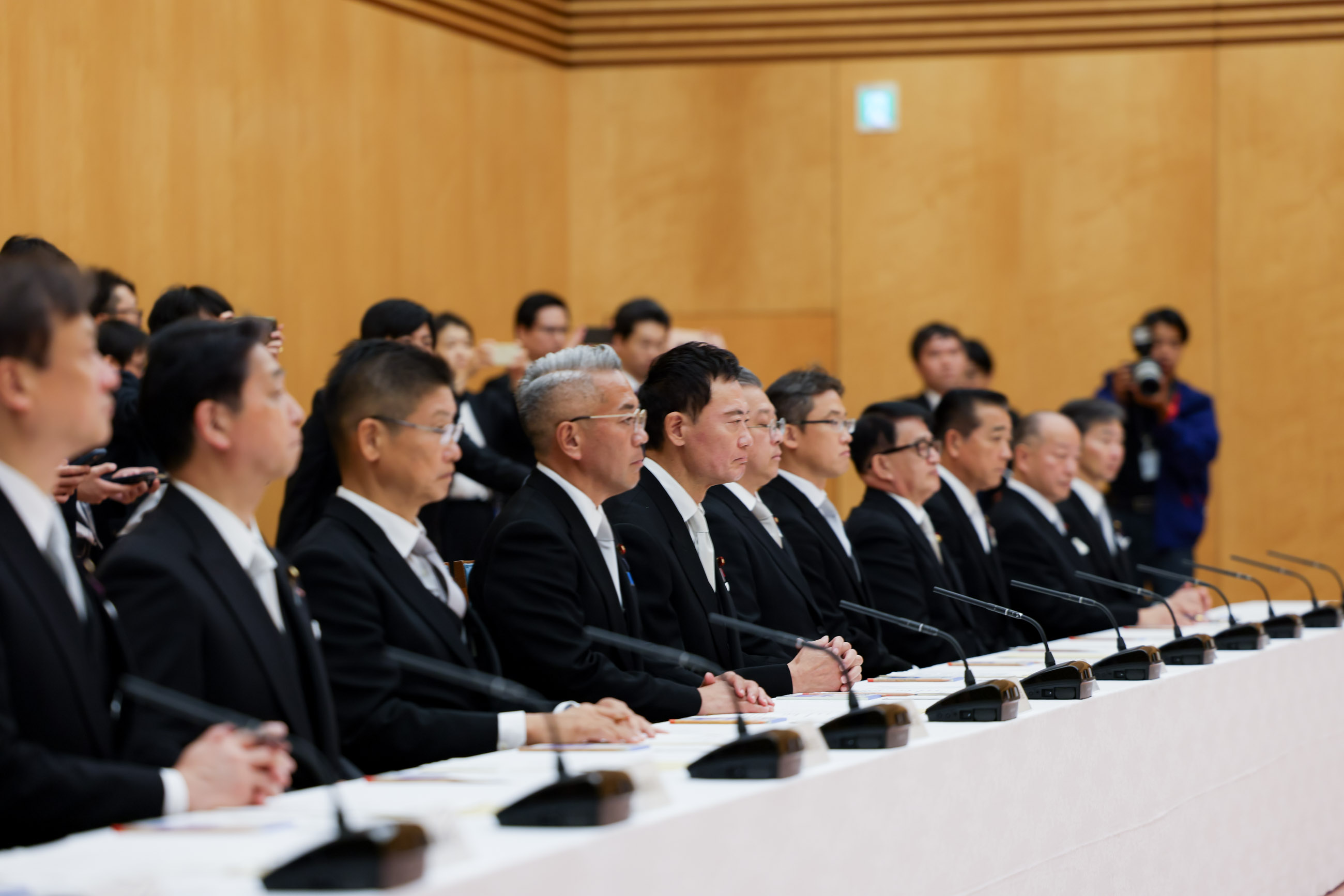 初副大臣会議の様子１