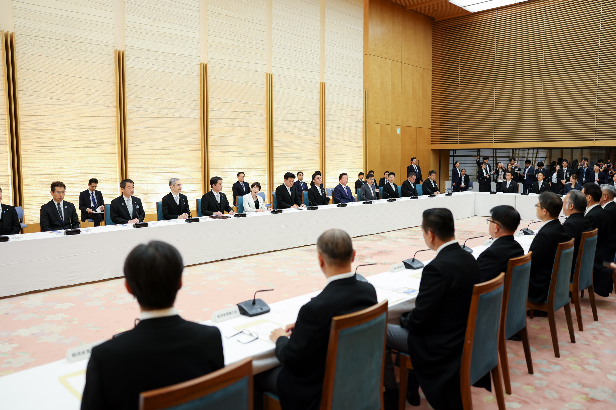 初副大臣会議の様子２