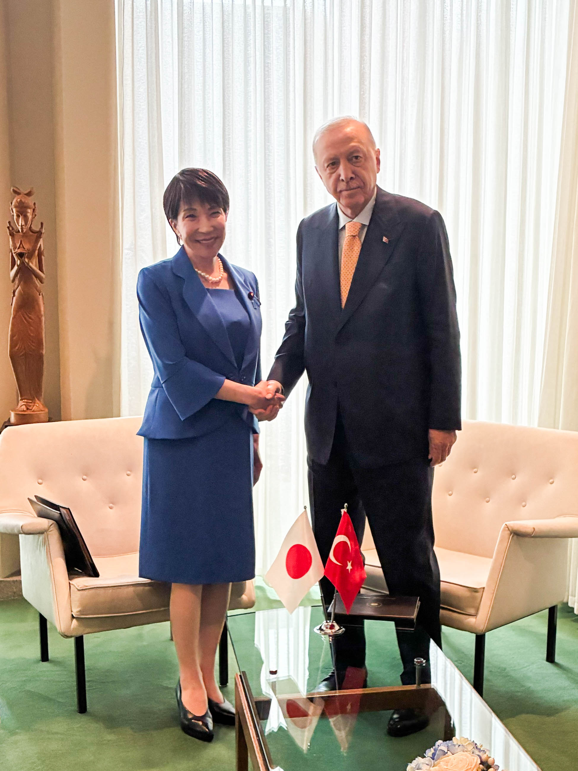 日・トルコ首脳会談１（写真提供：外務省）