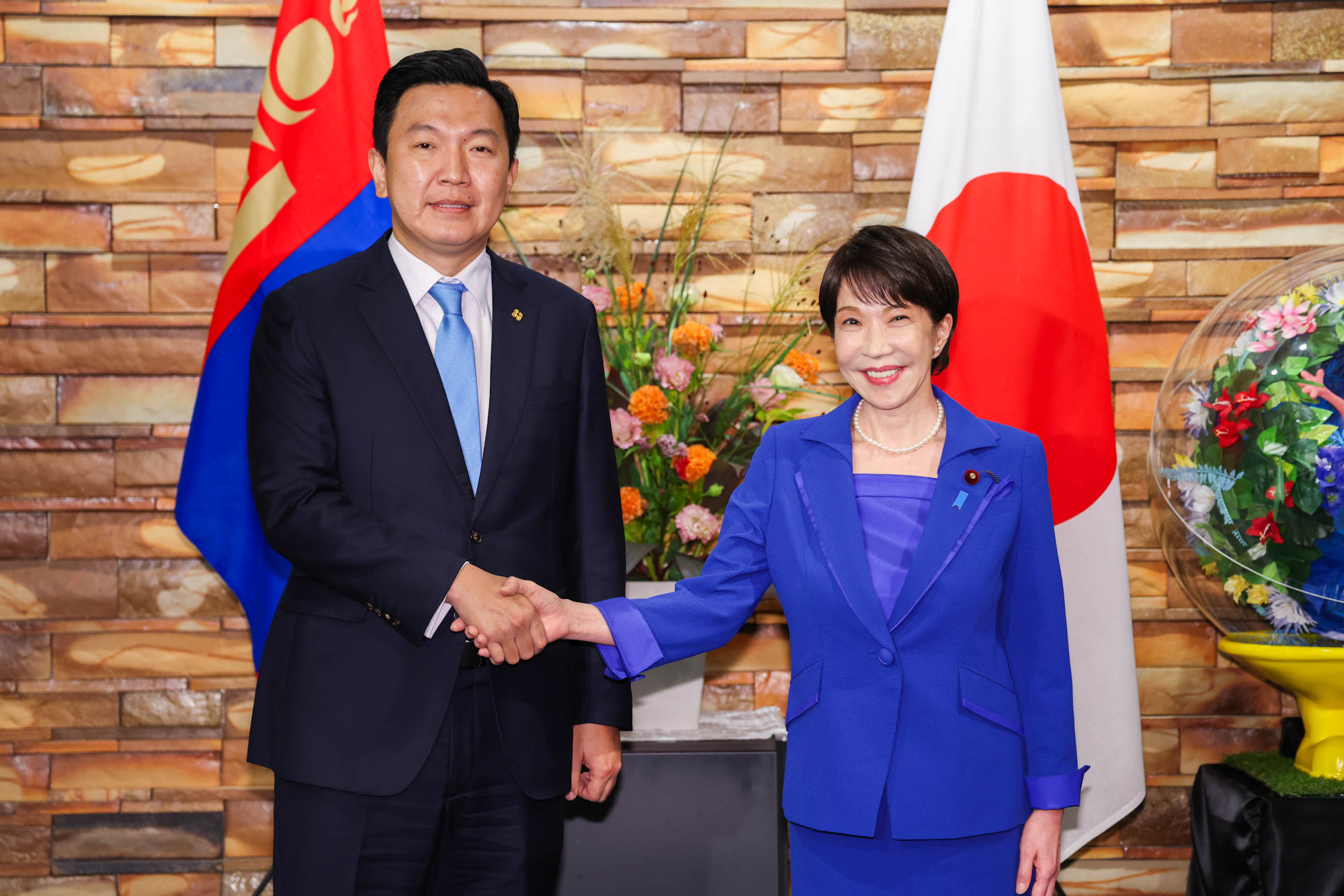 日・モンゴル首脳会談１