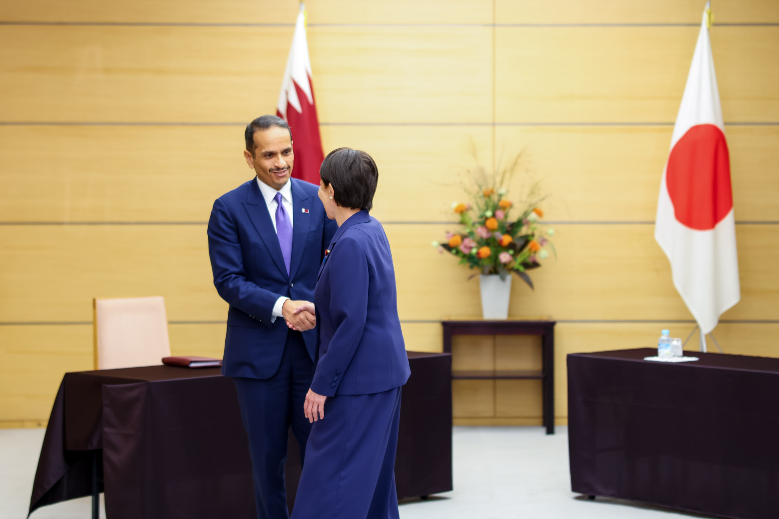ムハンマド首相兼外務大臣との会談２