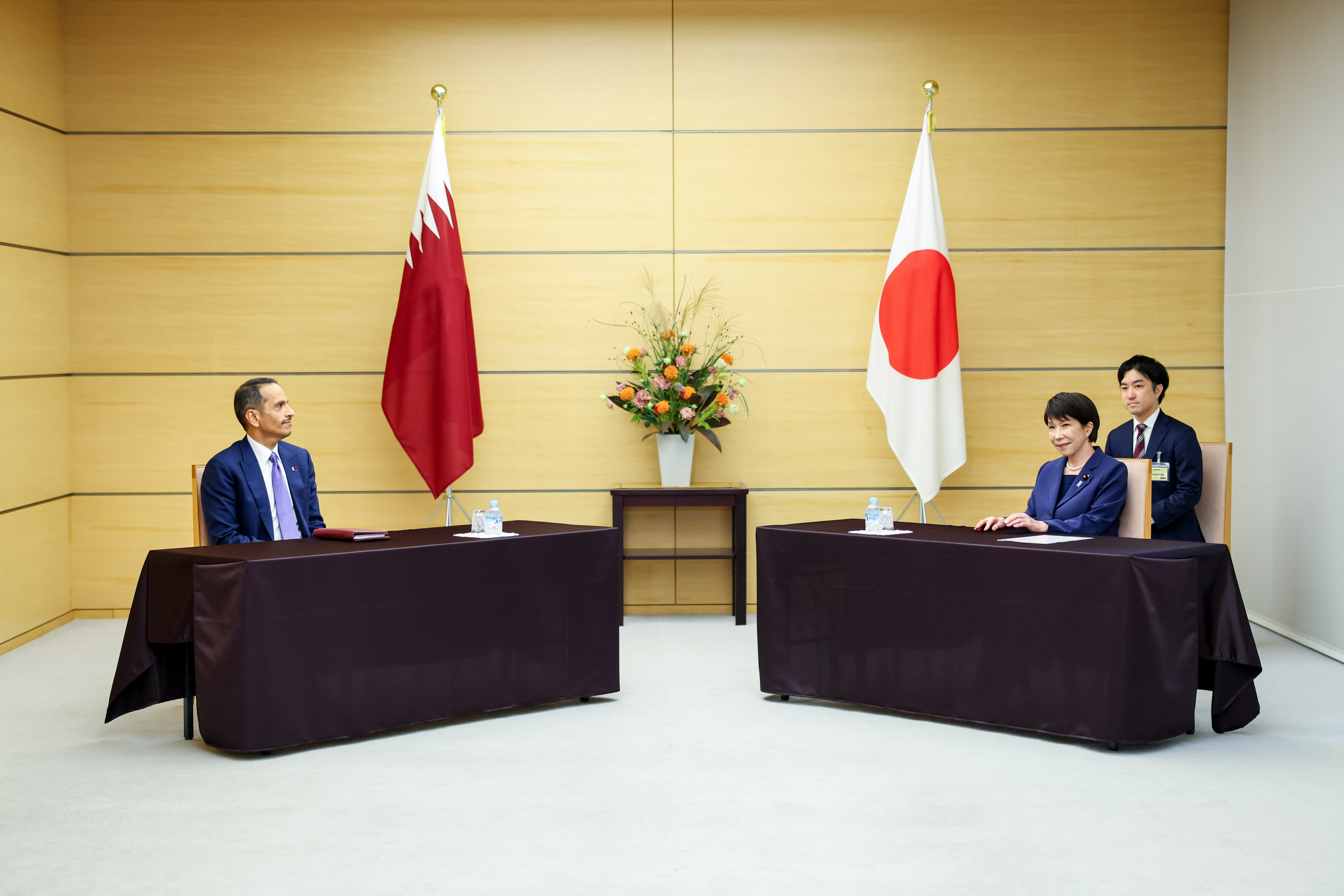 ムハンマド首相兼外務大臣との会談３