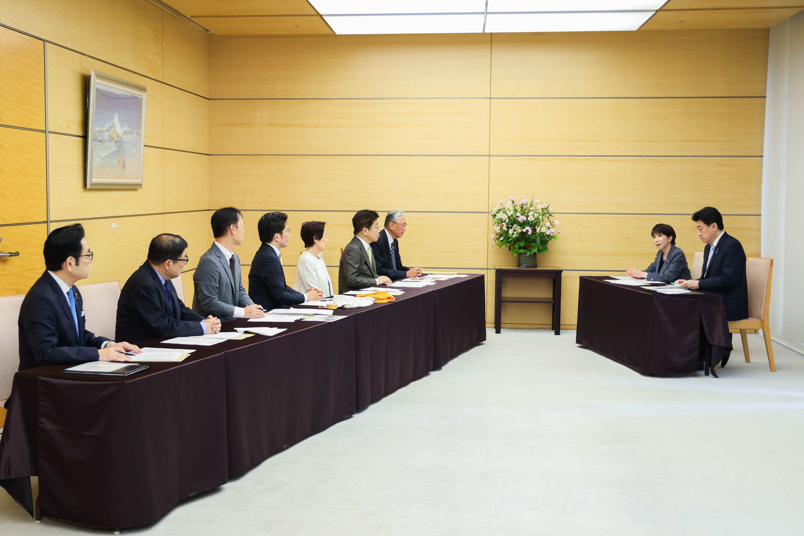面会する高市総理７