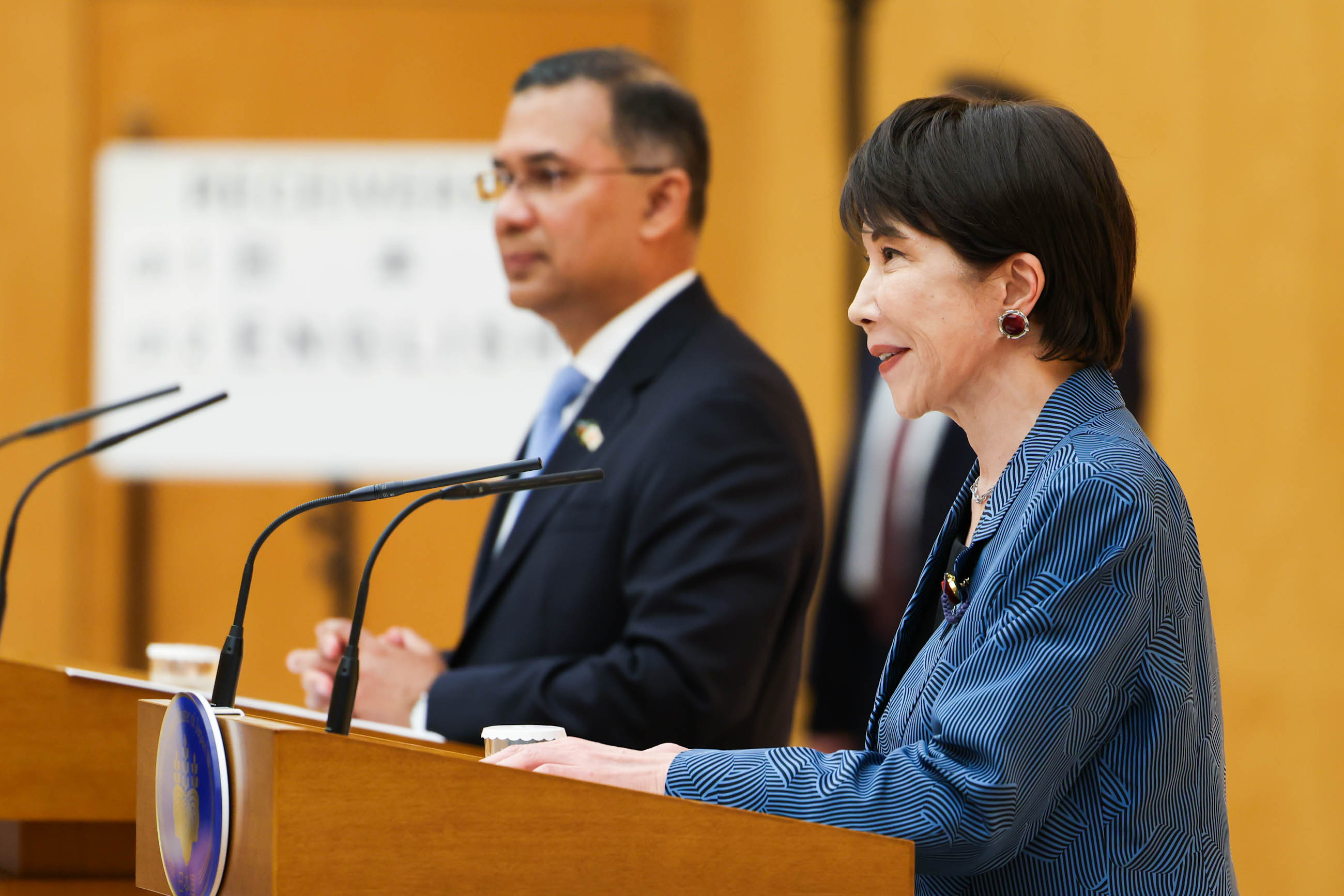 共同記者発表４