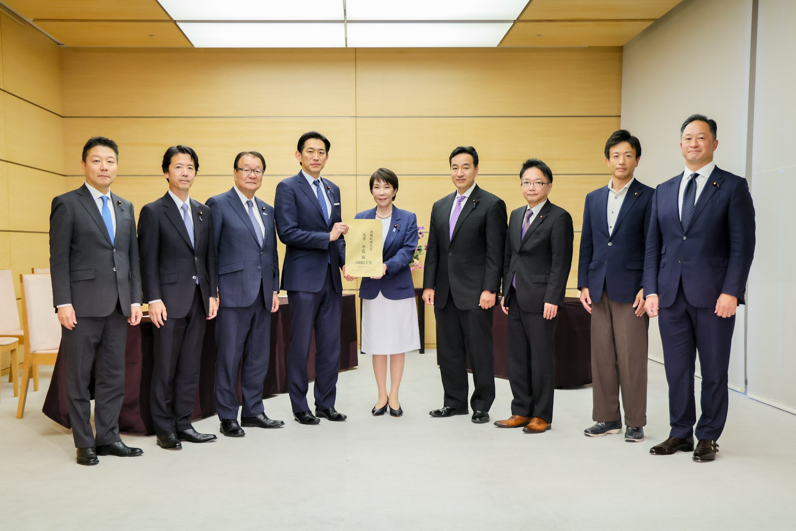 申入れを受ける高市総理