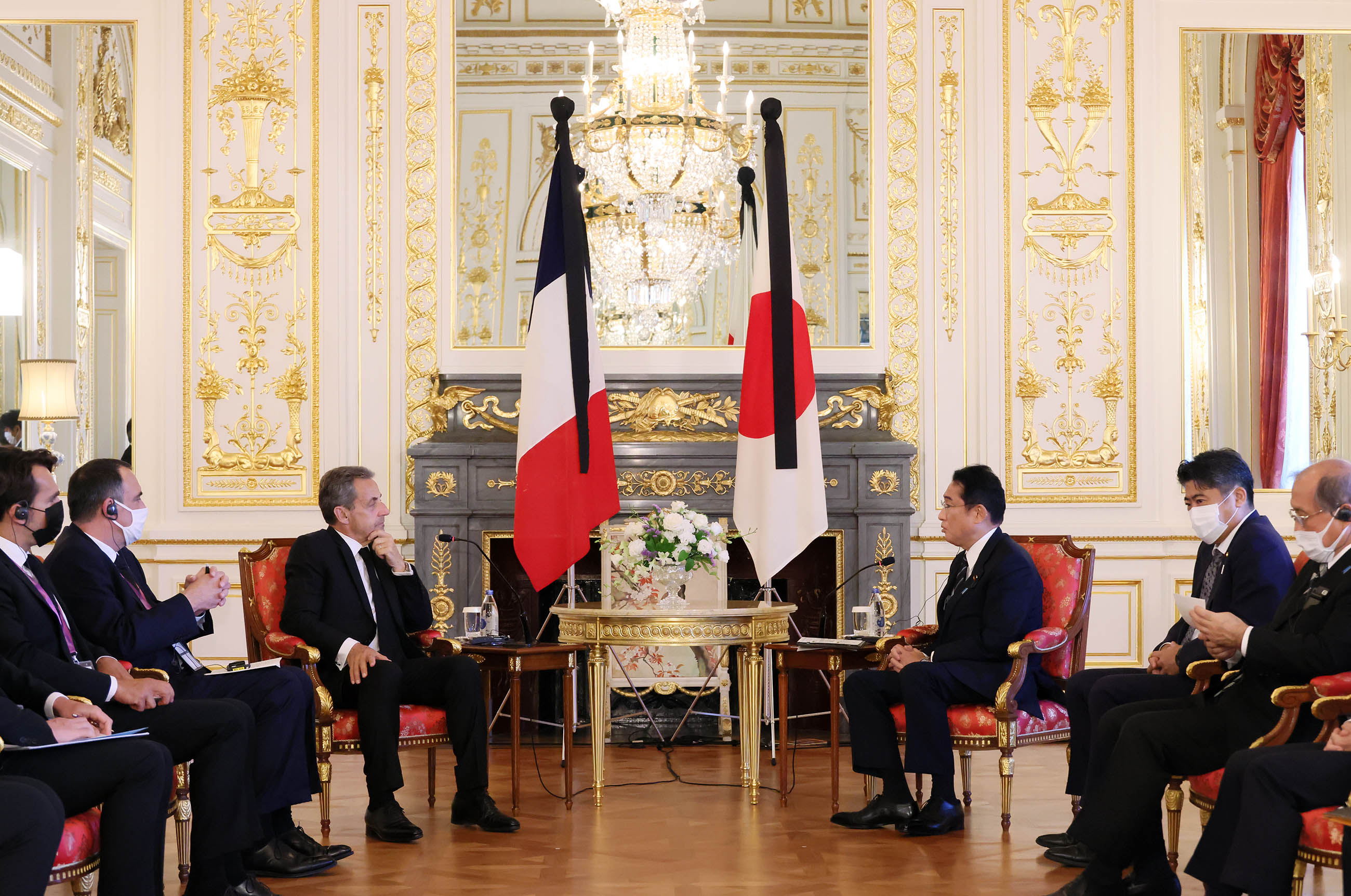 サルコジ元フランス共和国大統領との会談２