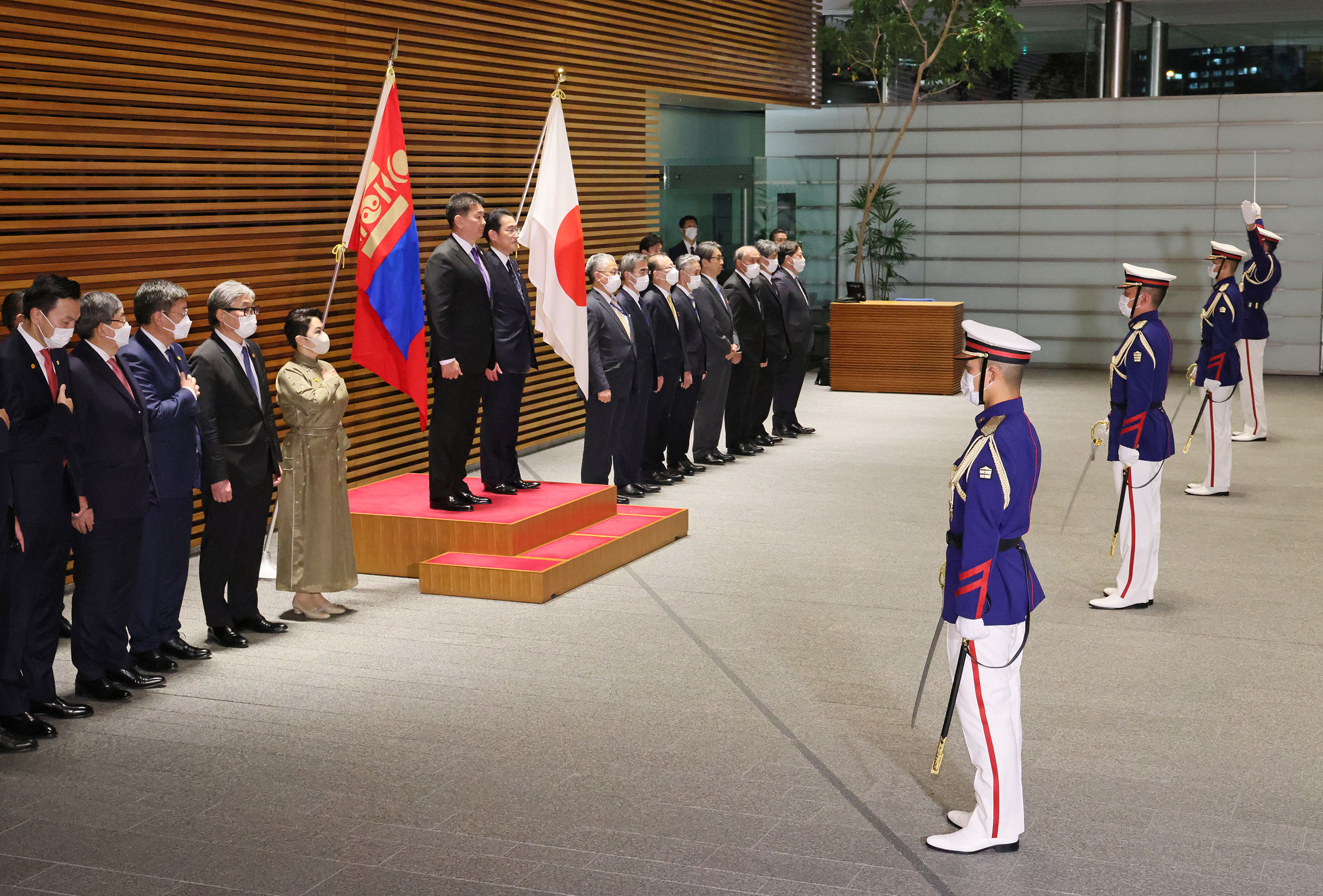 儀じょう隊による儀礼２