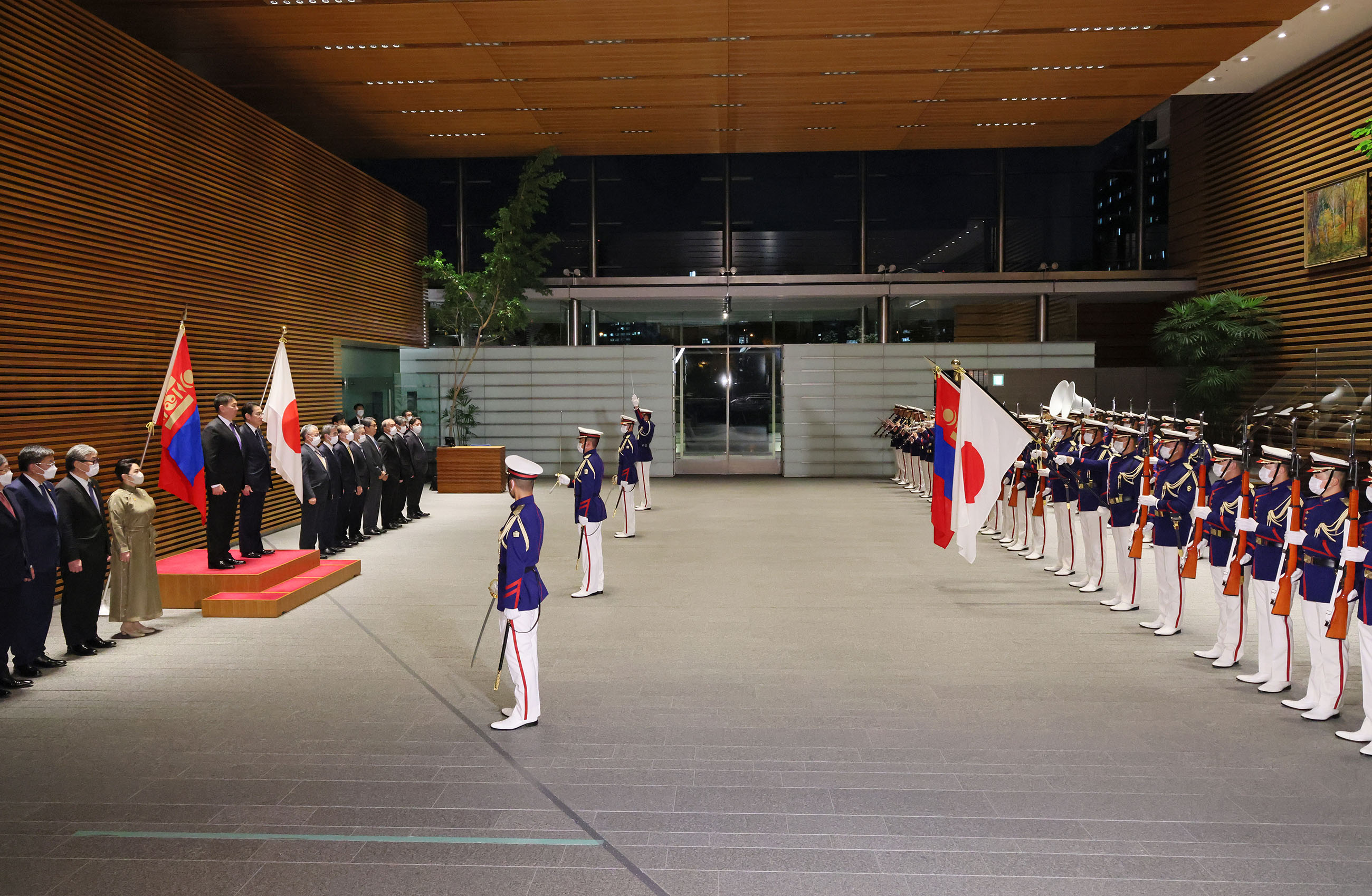 儀じょう隊による儀礼３