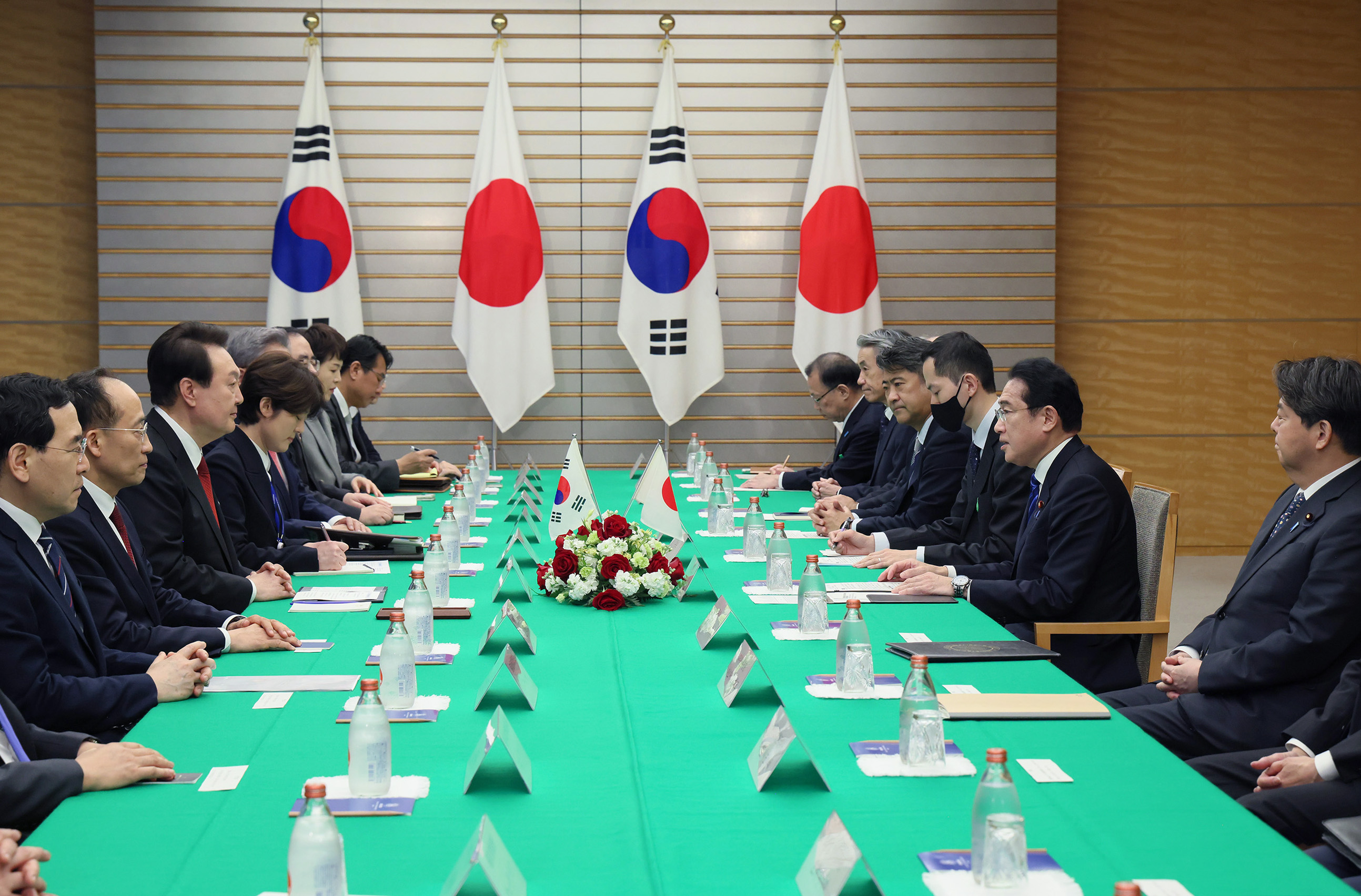 日韓首脳会談（全体会合）５
