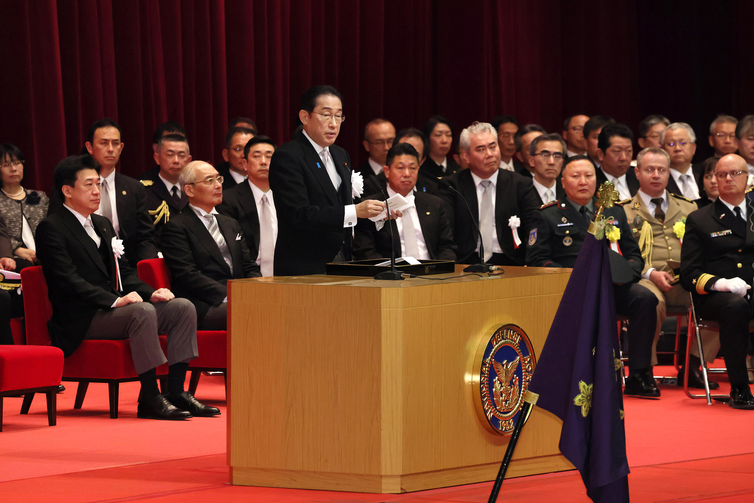 訓示を行う岸田総理２