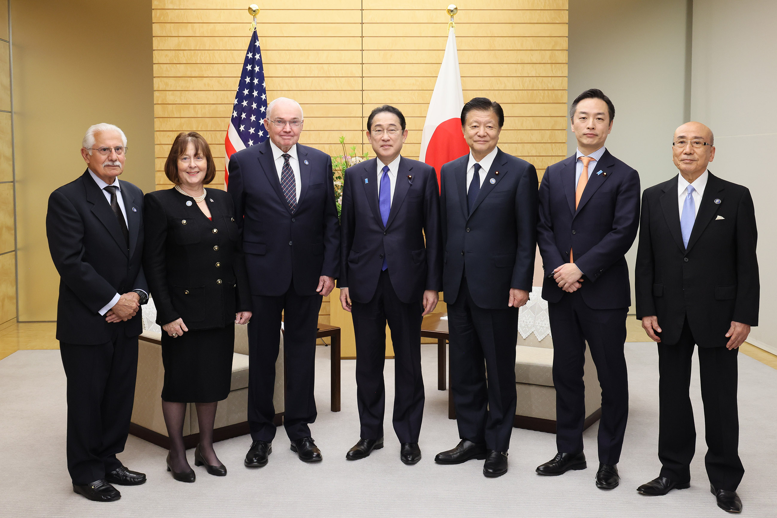 米国硫黄島協会による表敬