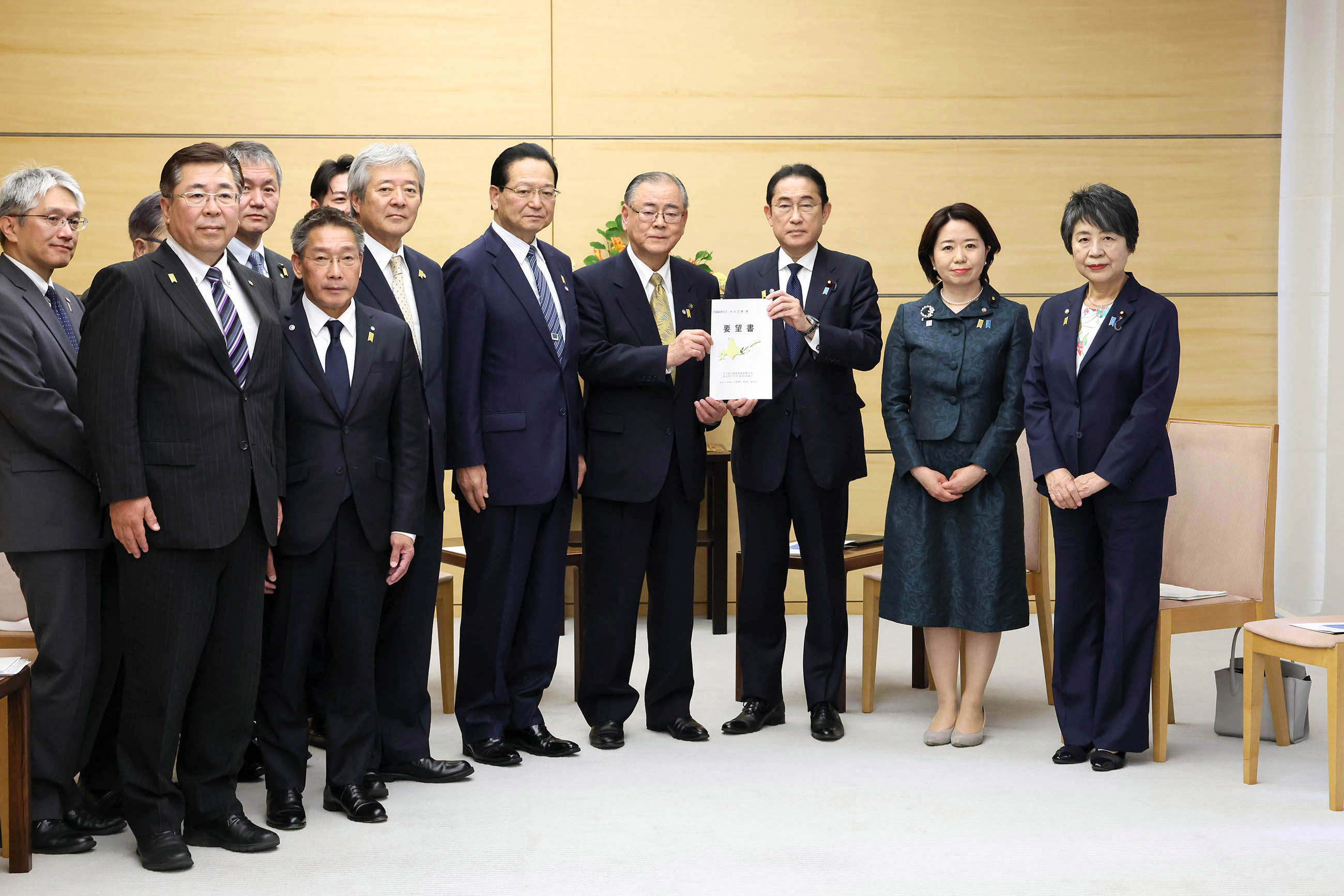 要請を受ける岸田総理４