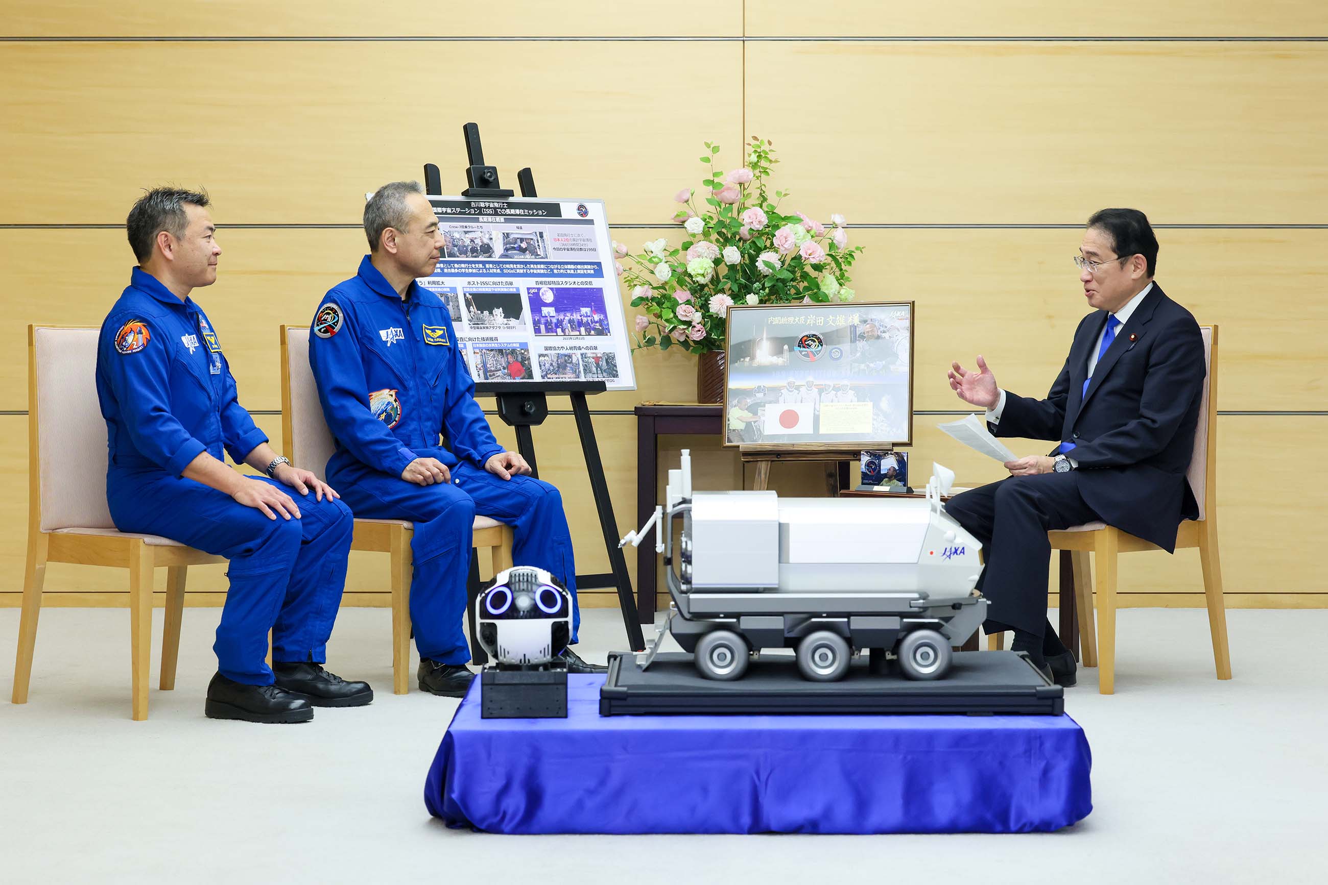 表敬を受ける岸田総理７