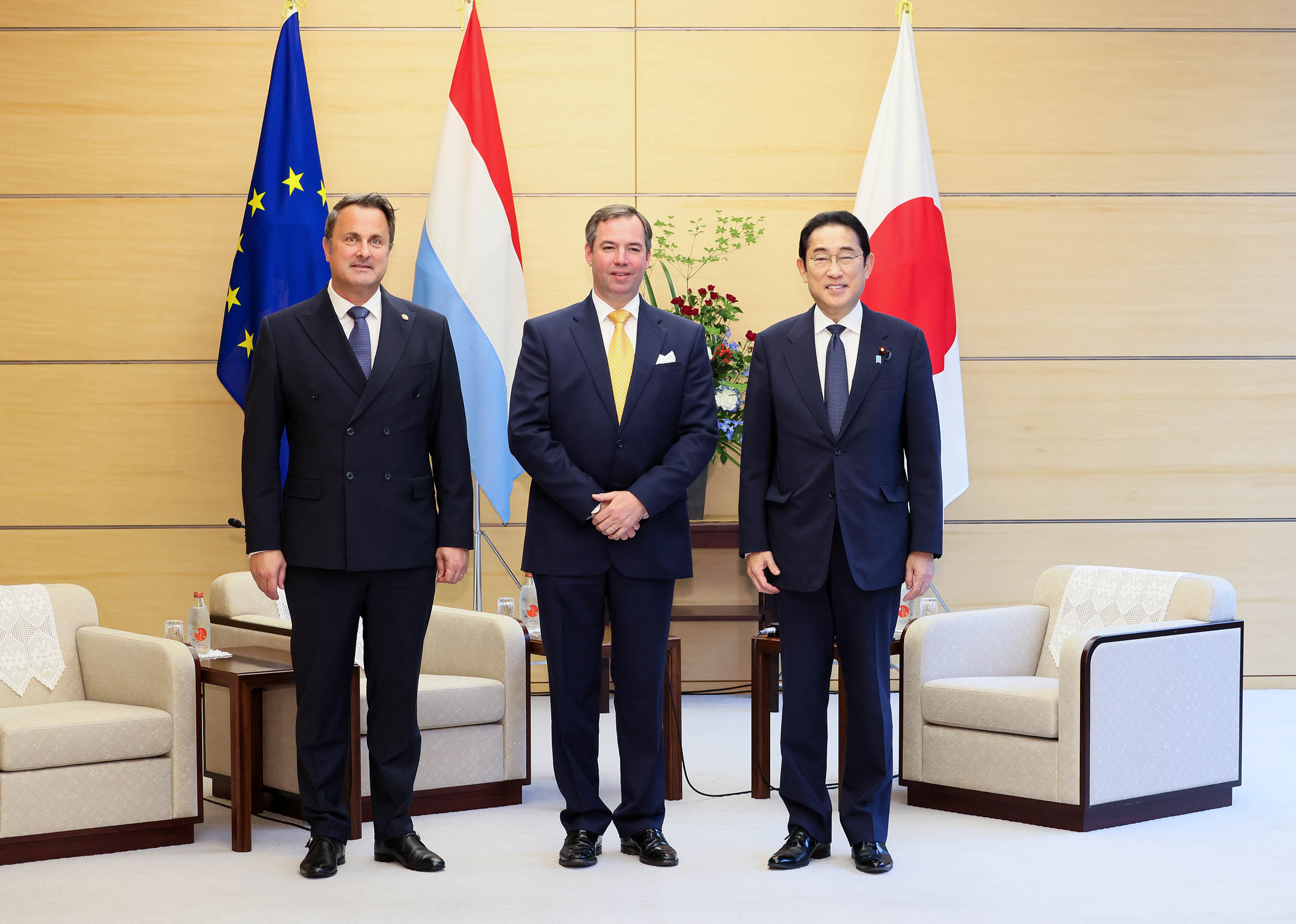 ギヨーム・ルクセンブルク皇太子及びベッテル・ルクセンブルク副首相兼外務・対外通商相との会談