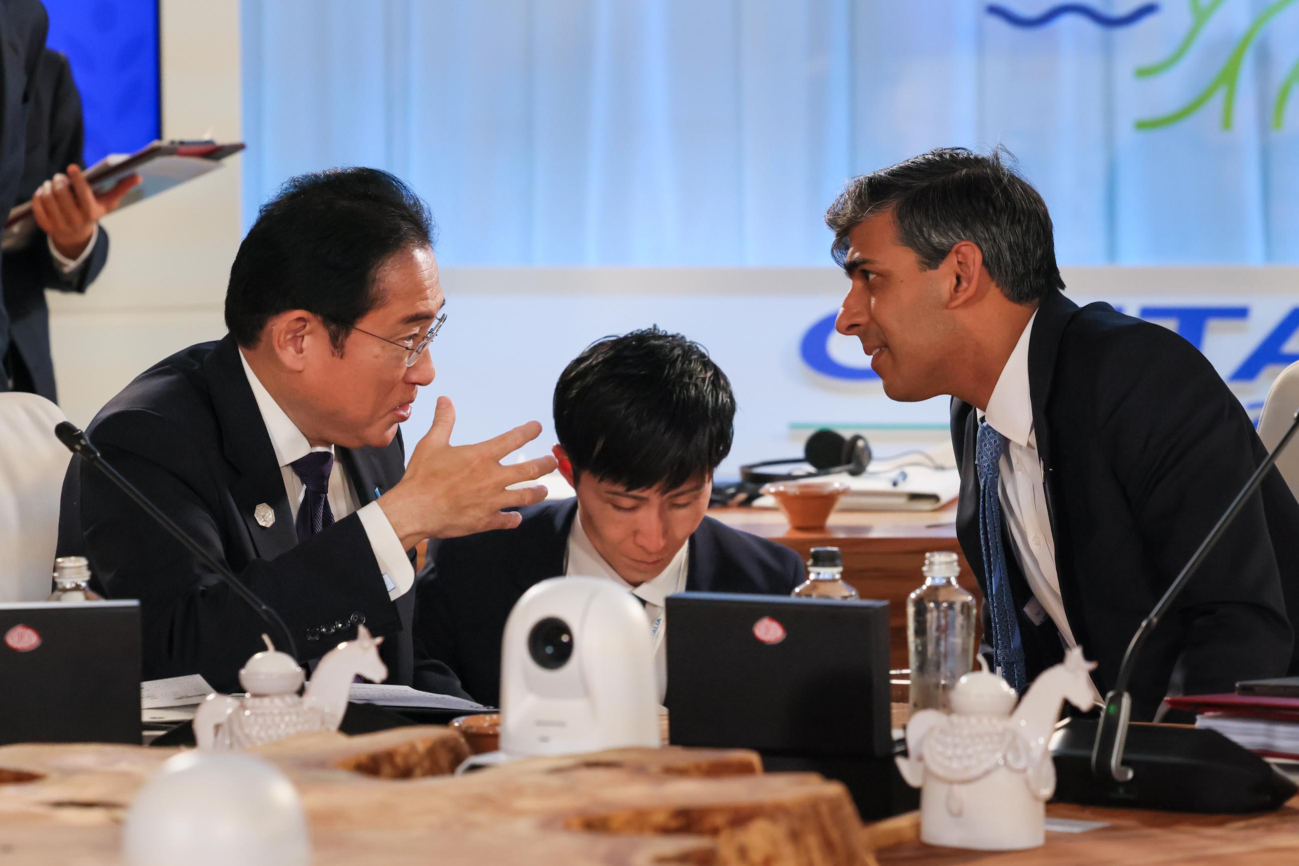 スナク英国首相との懇談１