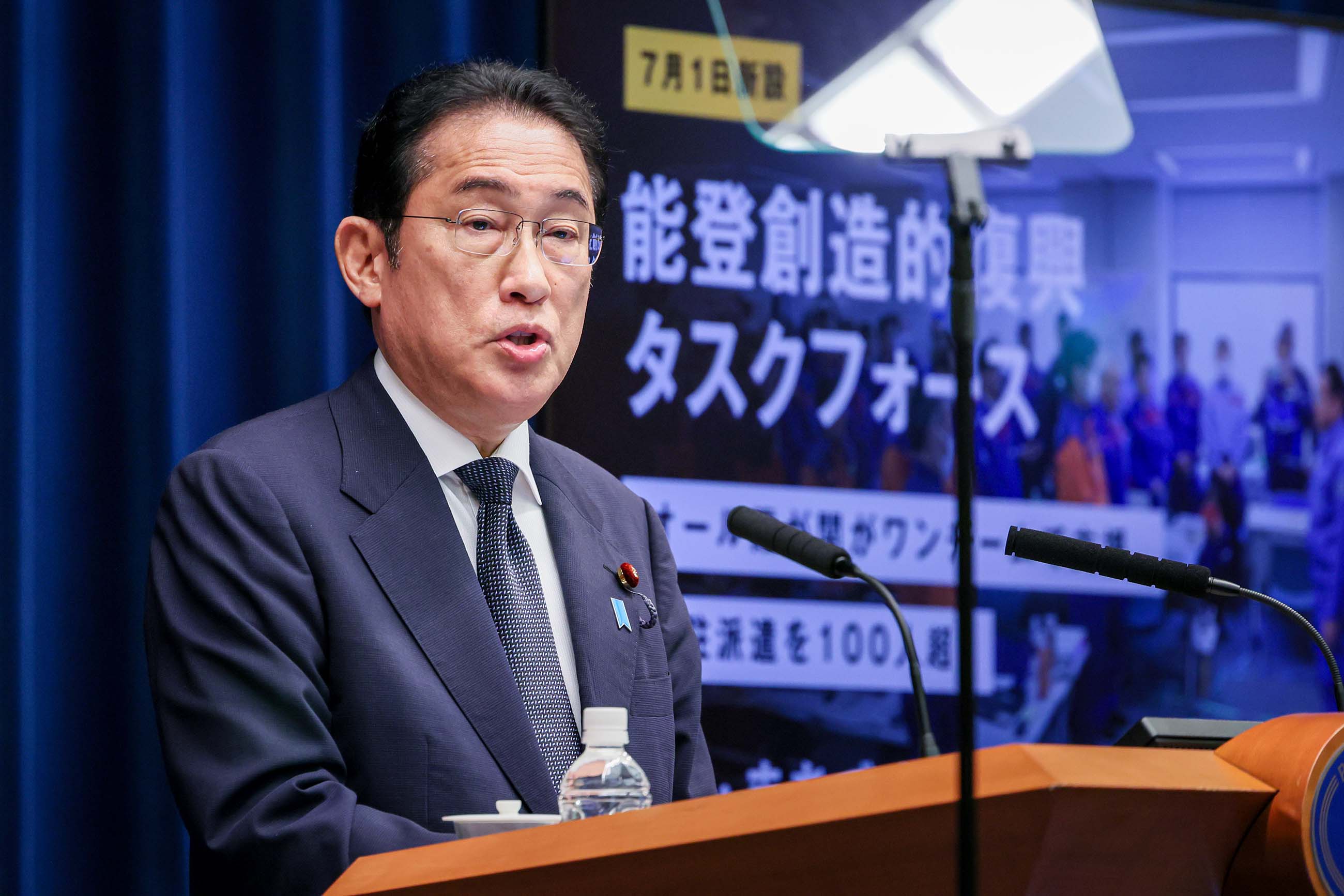 冒頭に発言する岸田総理３