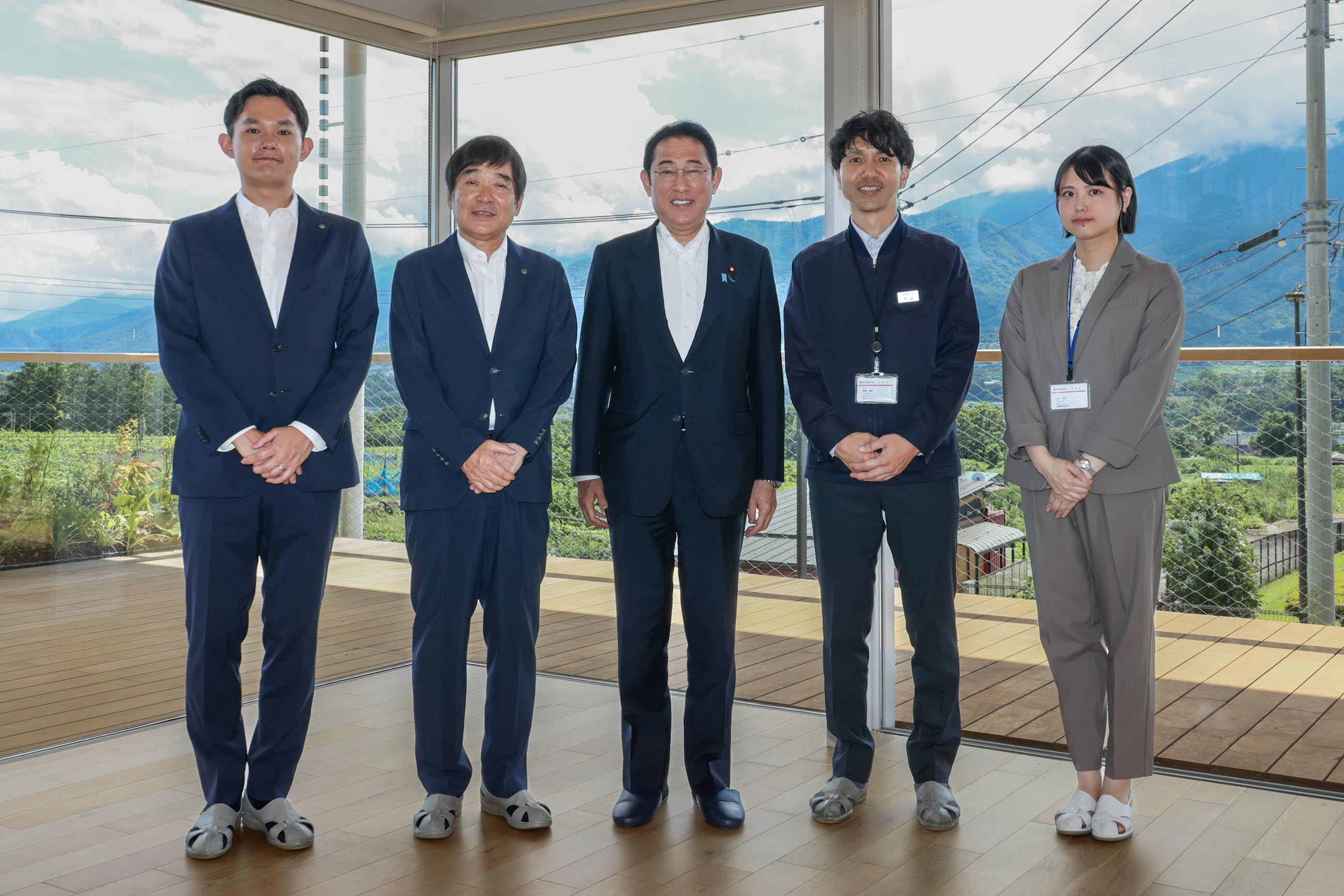 意見交換する岸田総理５