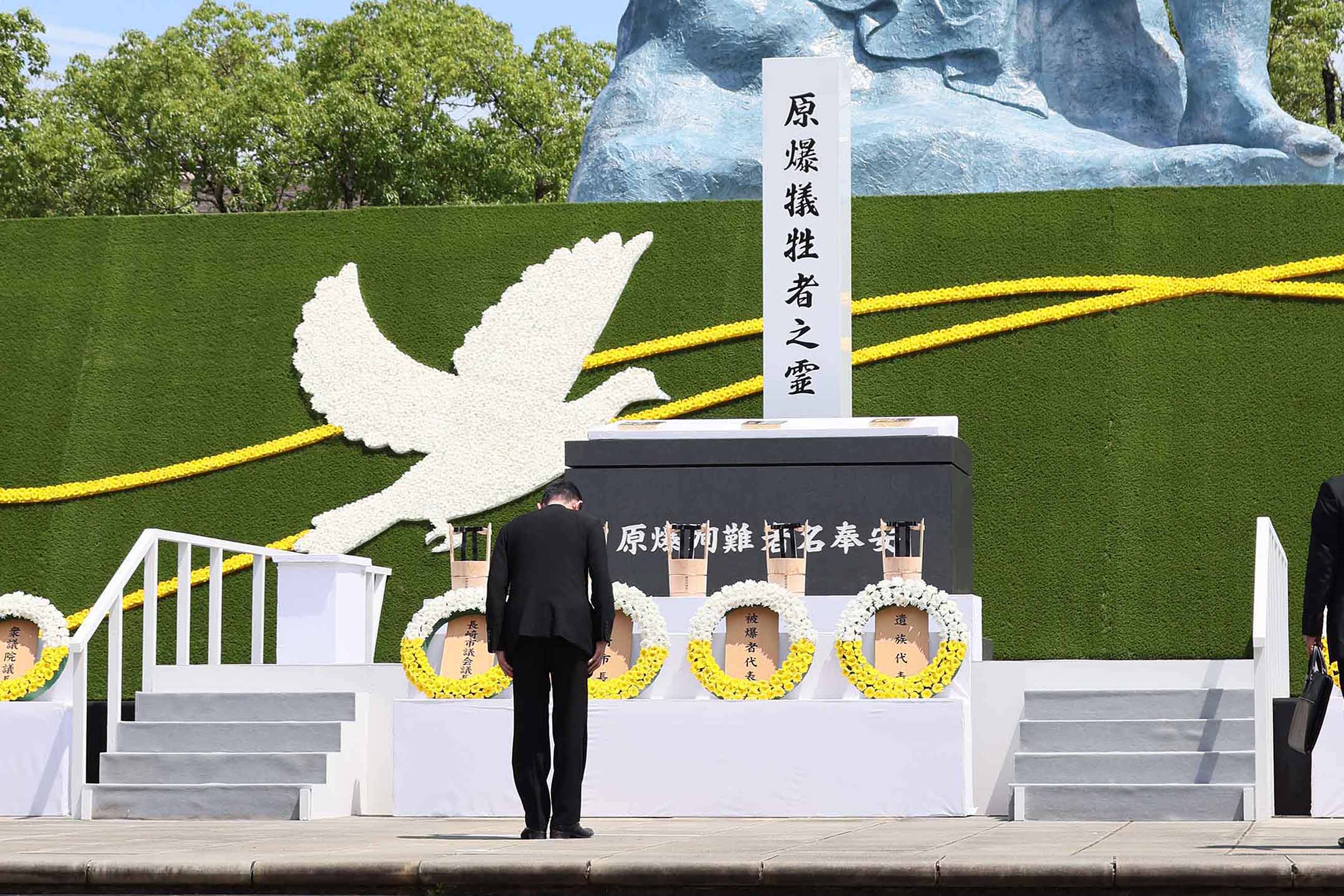 長崎原爆犠牲者慰霊平和祈念式典参列等