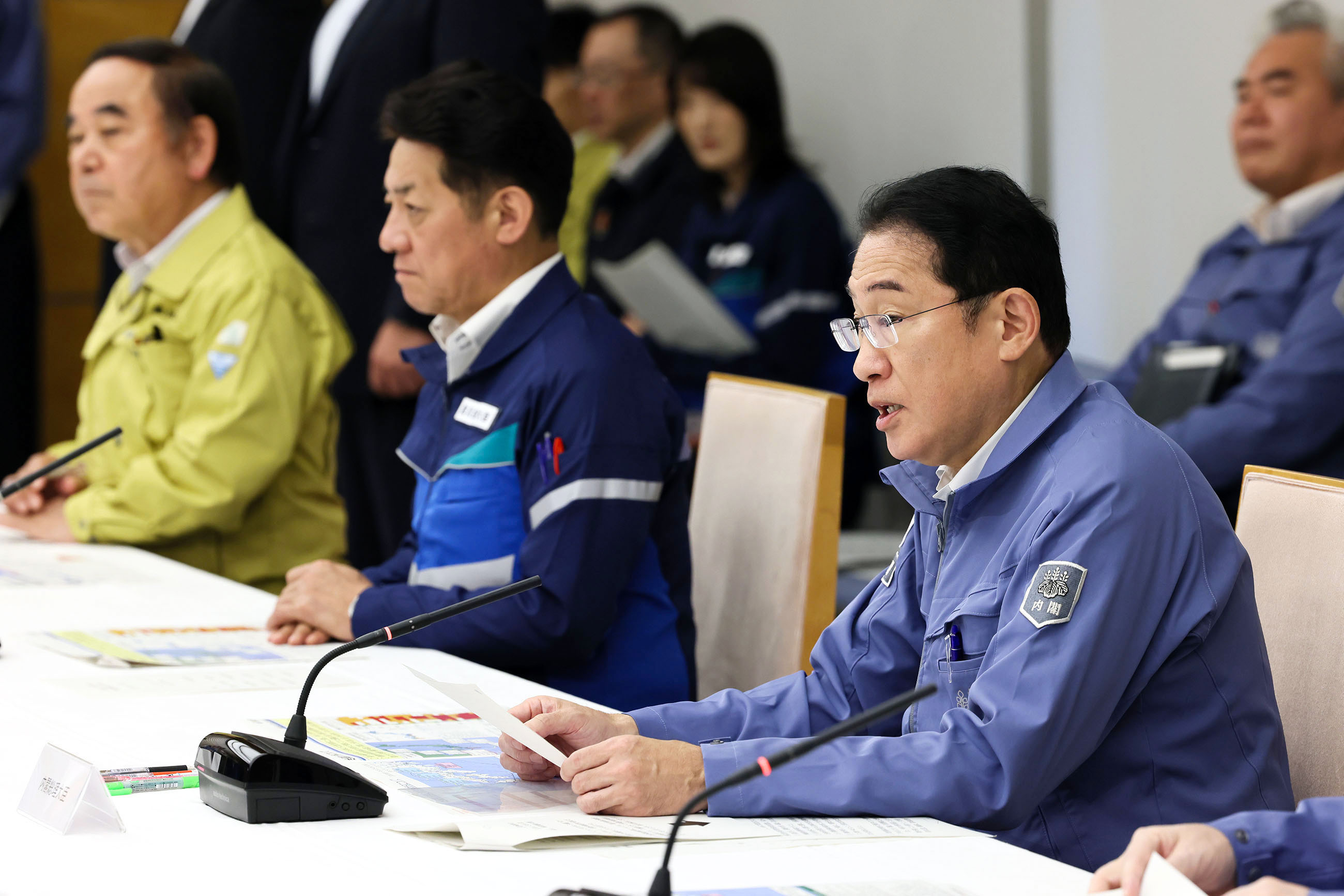 発言する岸田総理２