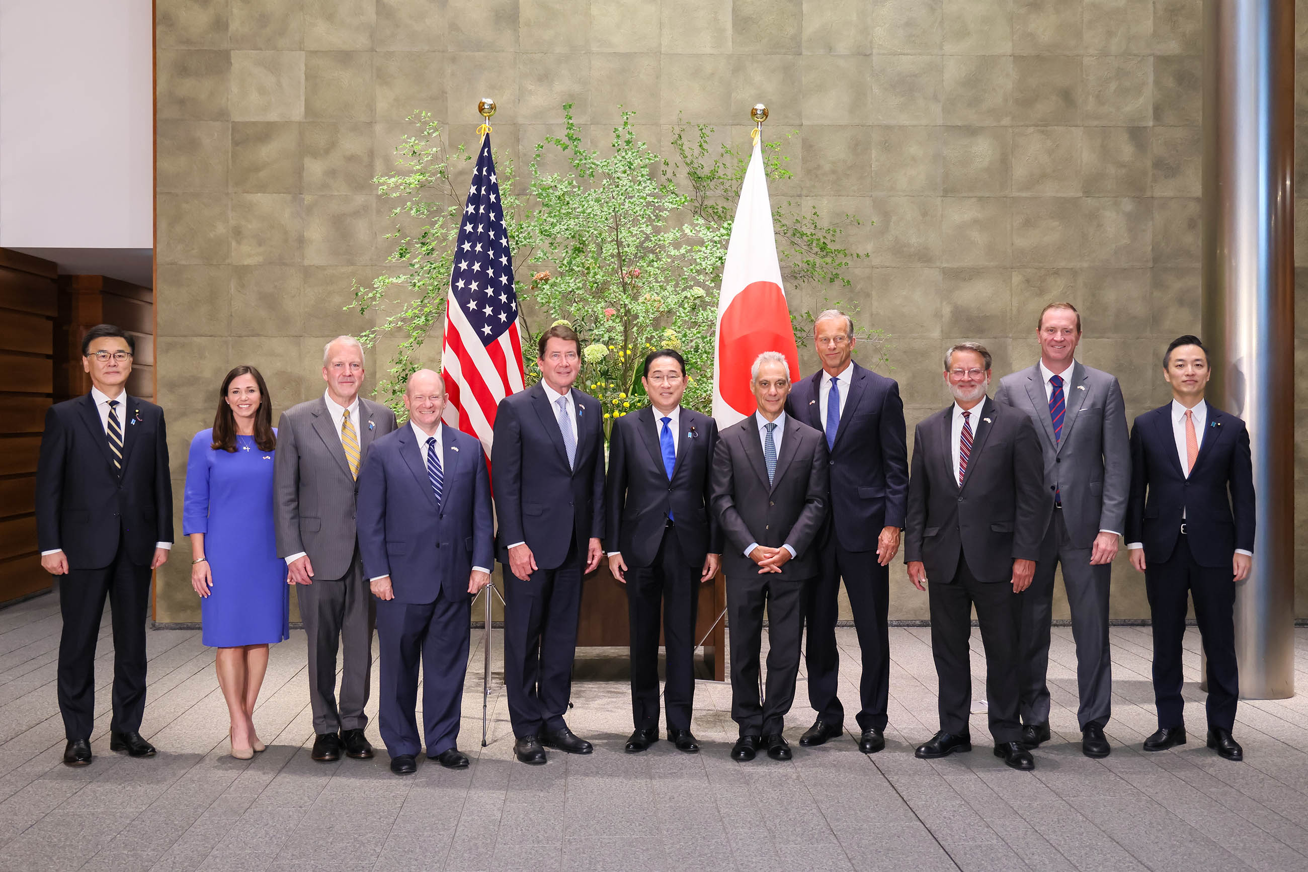 ハガティ米国連邦上院議員一行による表敬