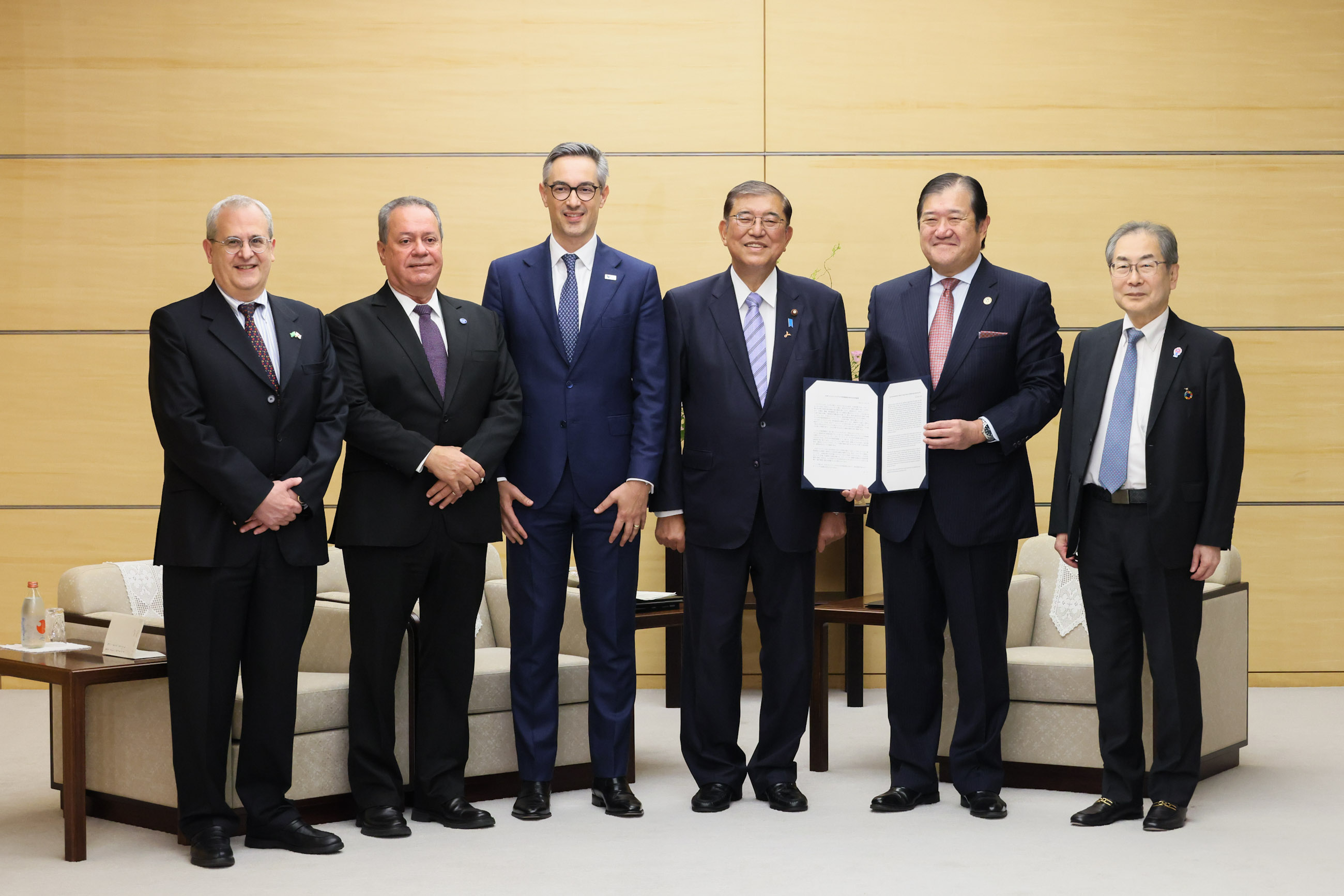 日本ブラジル経済合同委員会メンバーによる表敬