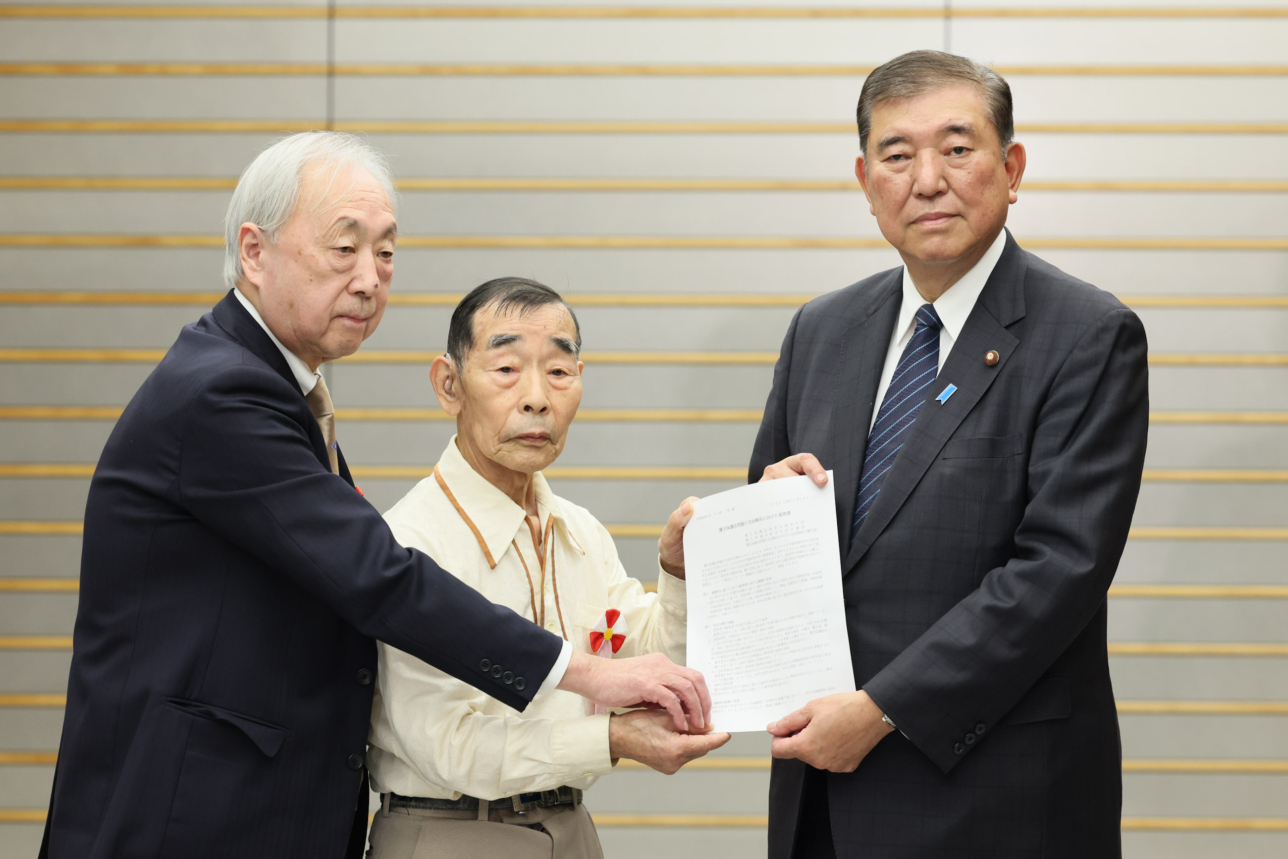 面会する石破総理１