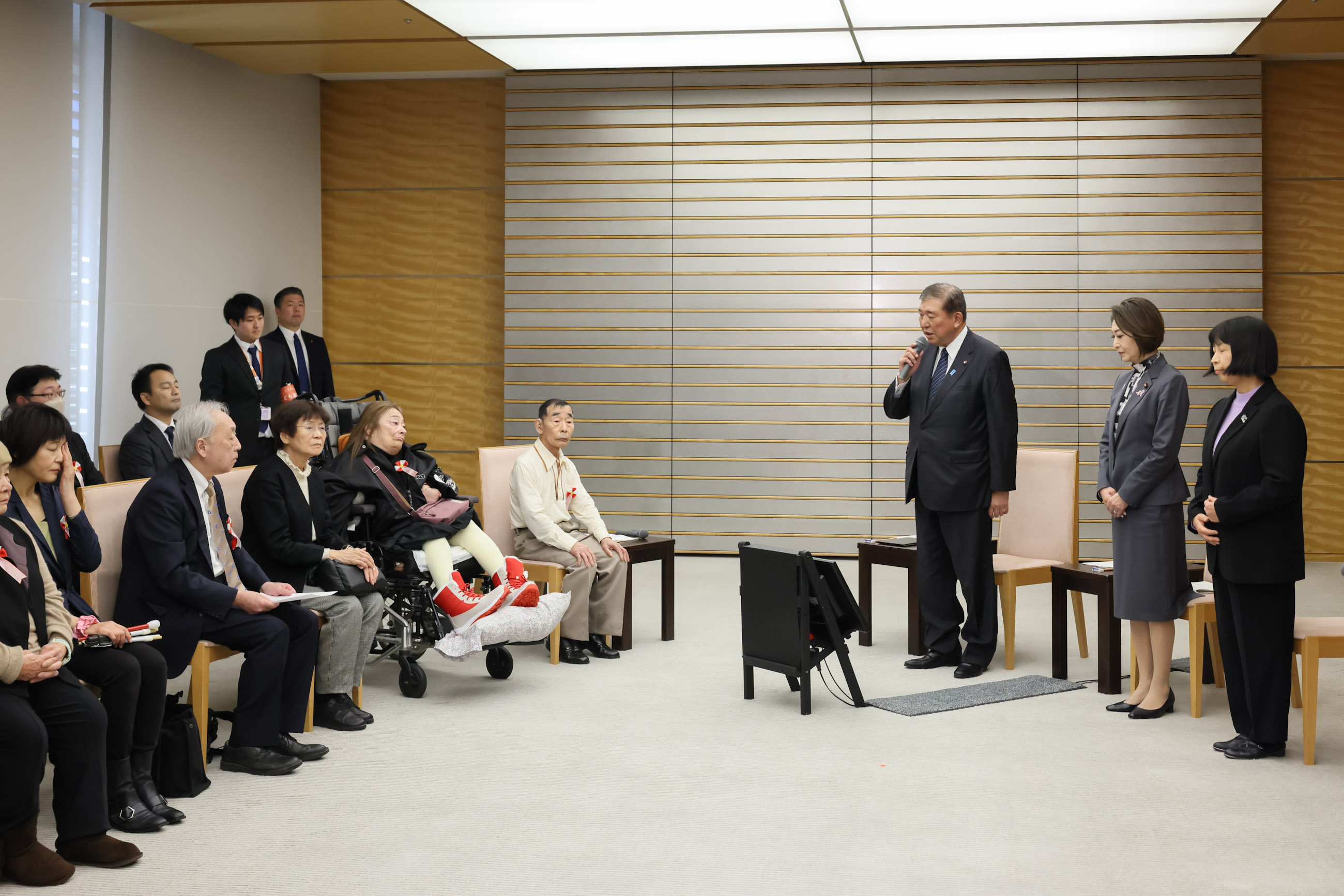 面会する石破総理２