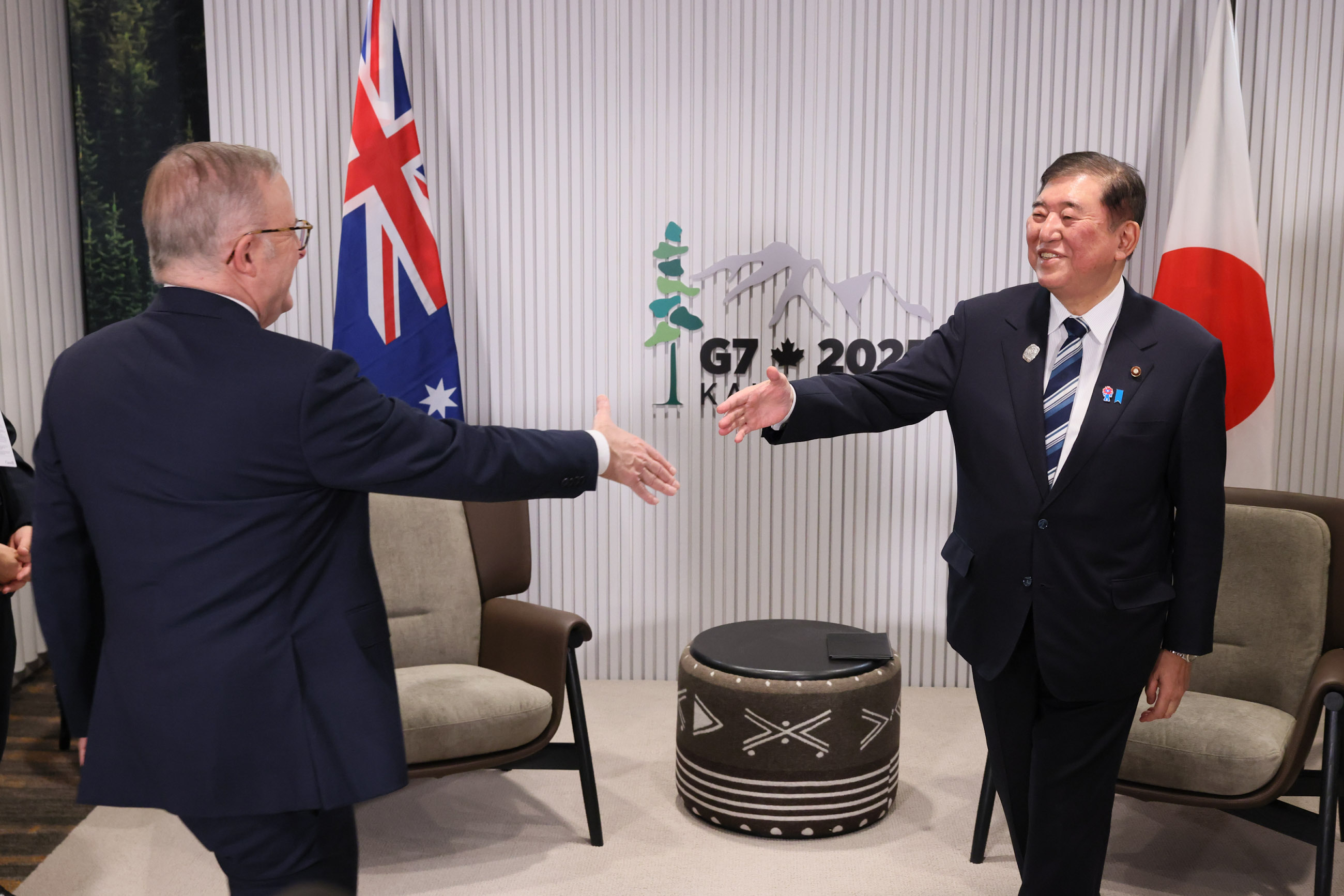 日豪首脳会談１