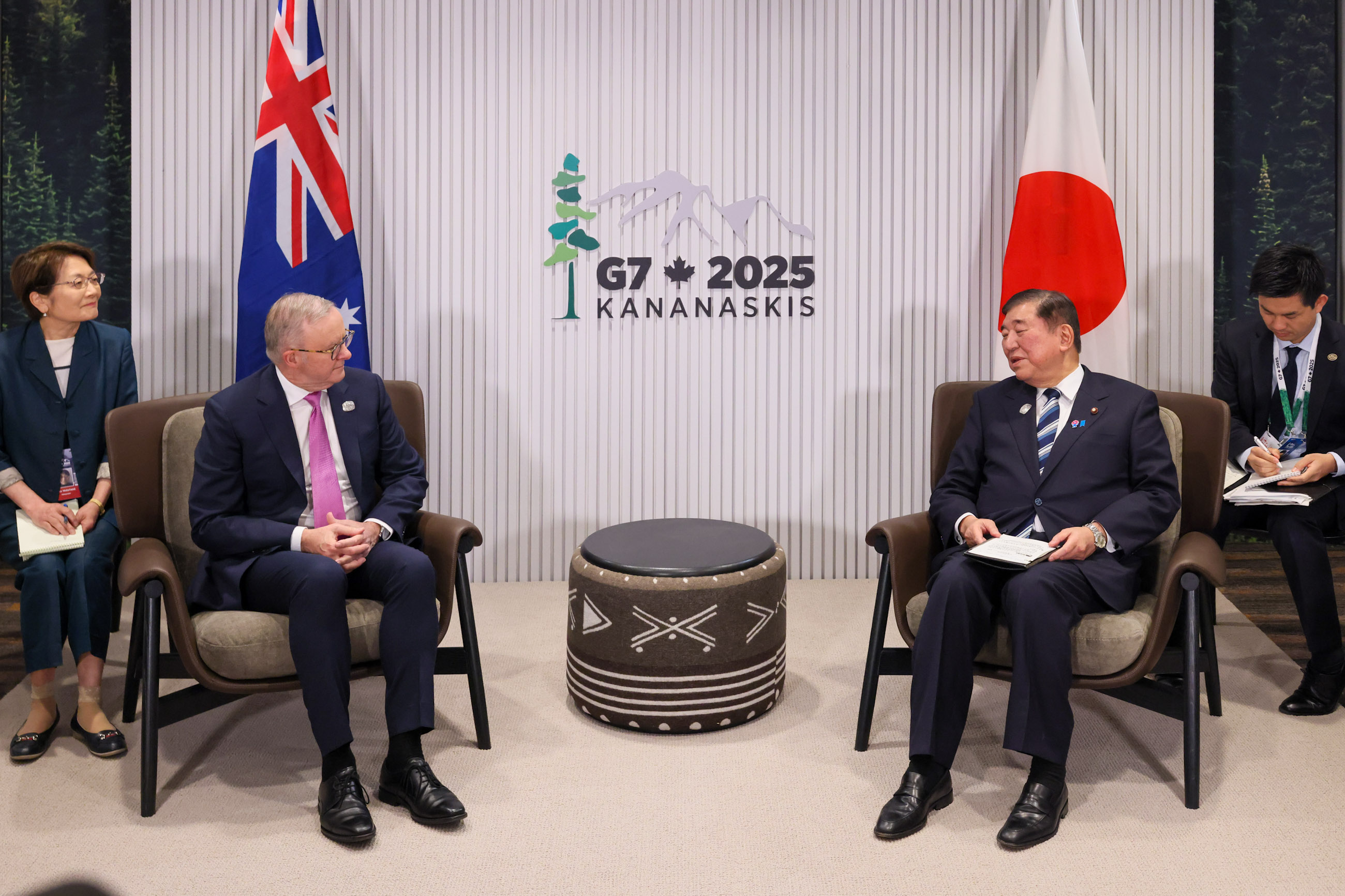 日豪首脳会談３