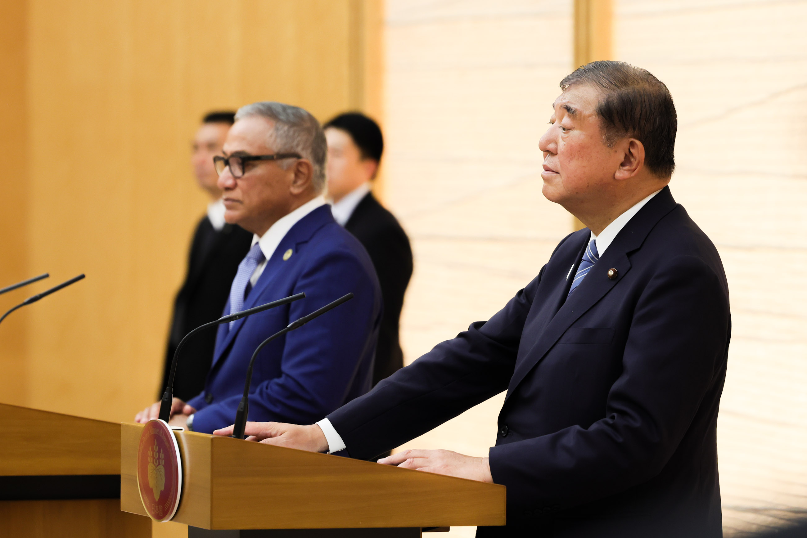 共同記者発表５