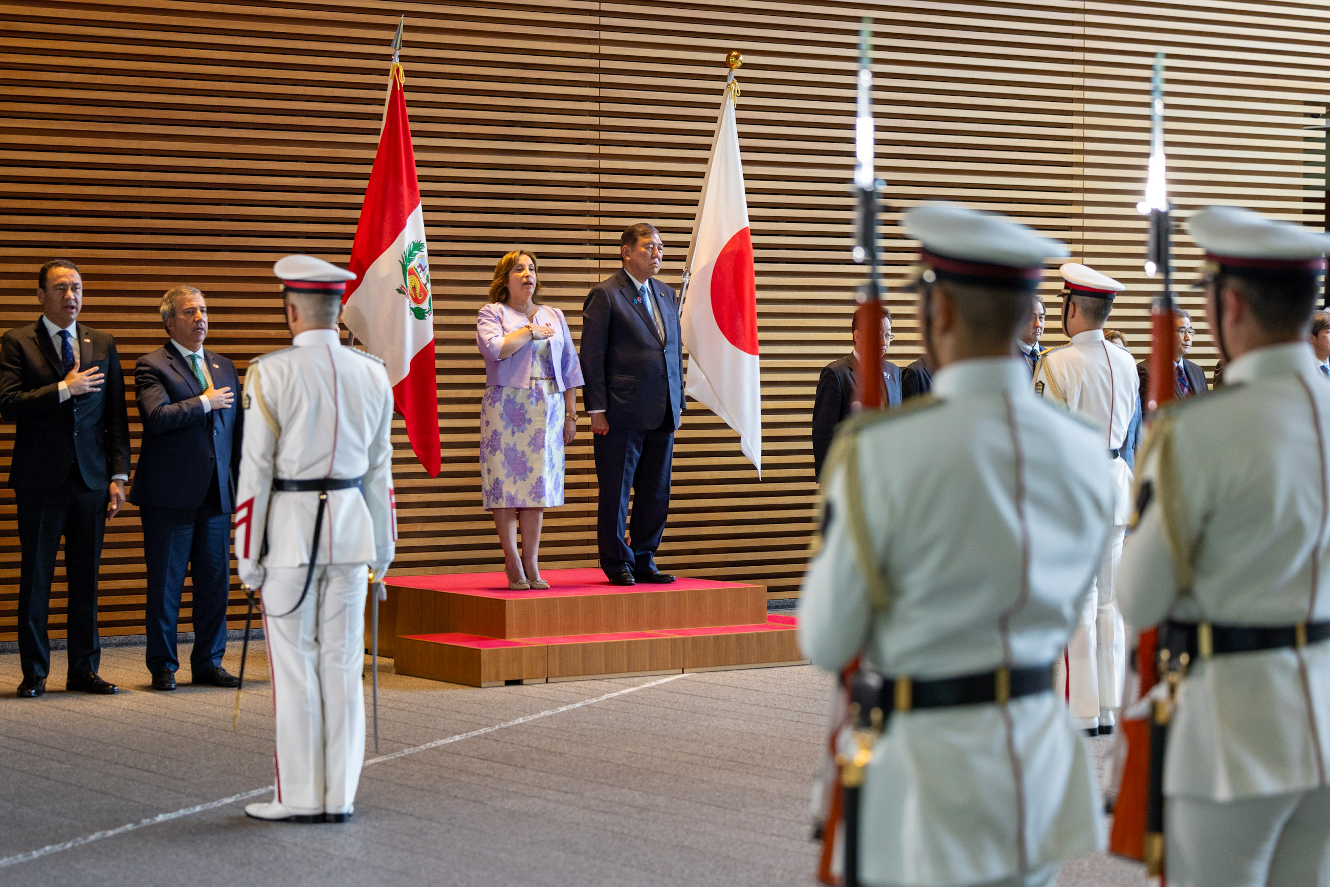 儀じょう隊による栄誉礼及び儀じょう２