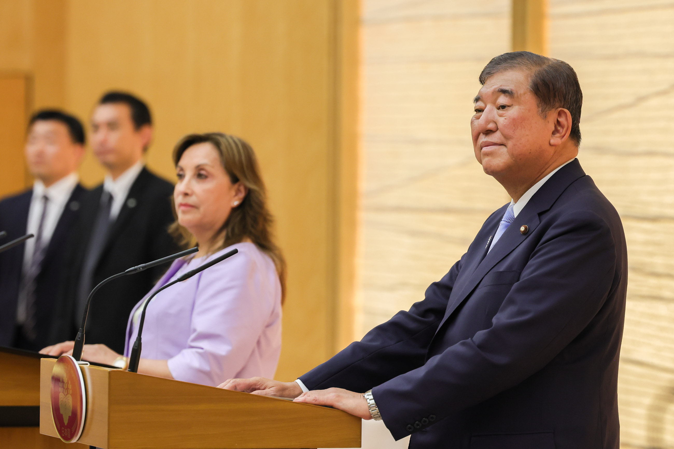 共同記者発表６