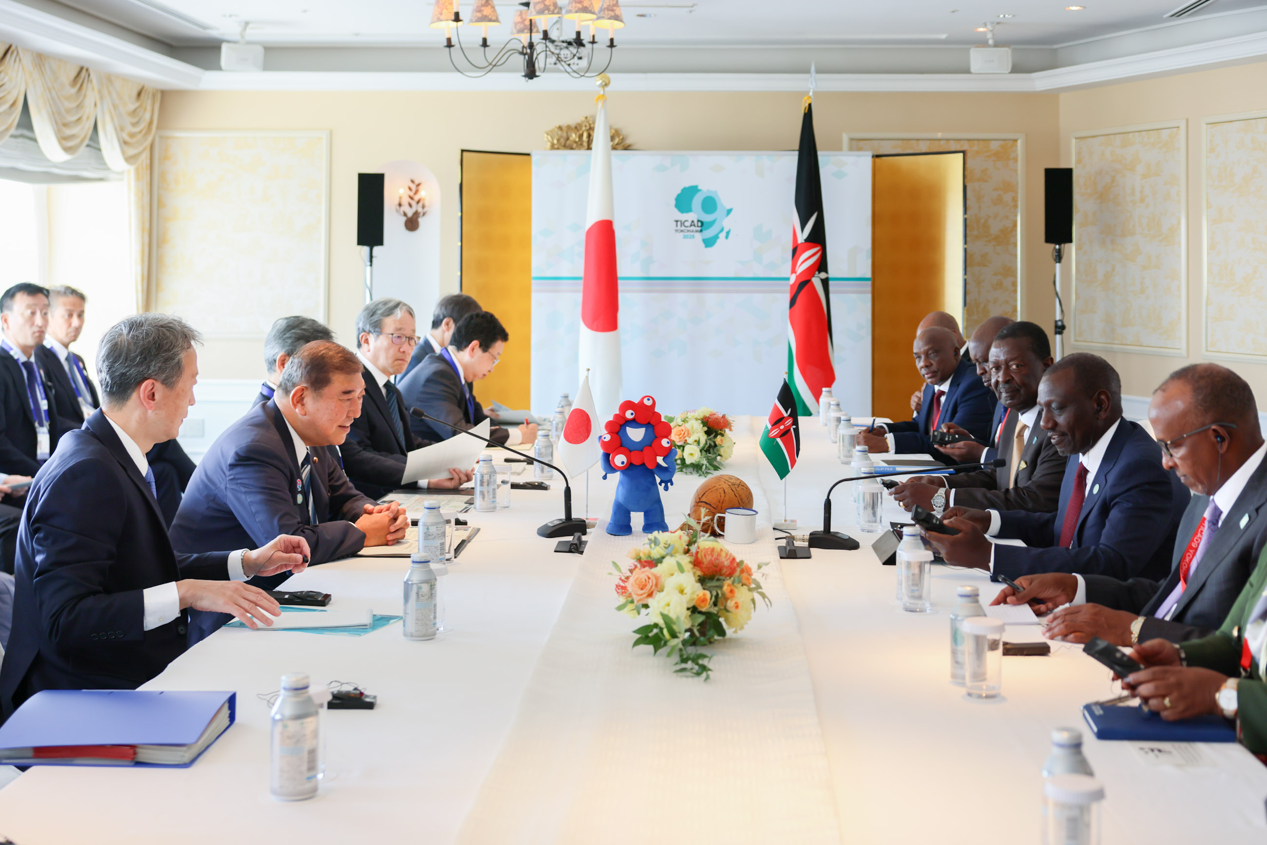 日・ケニア首脳会談２