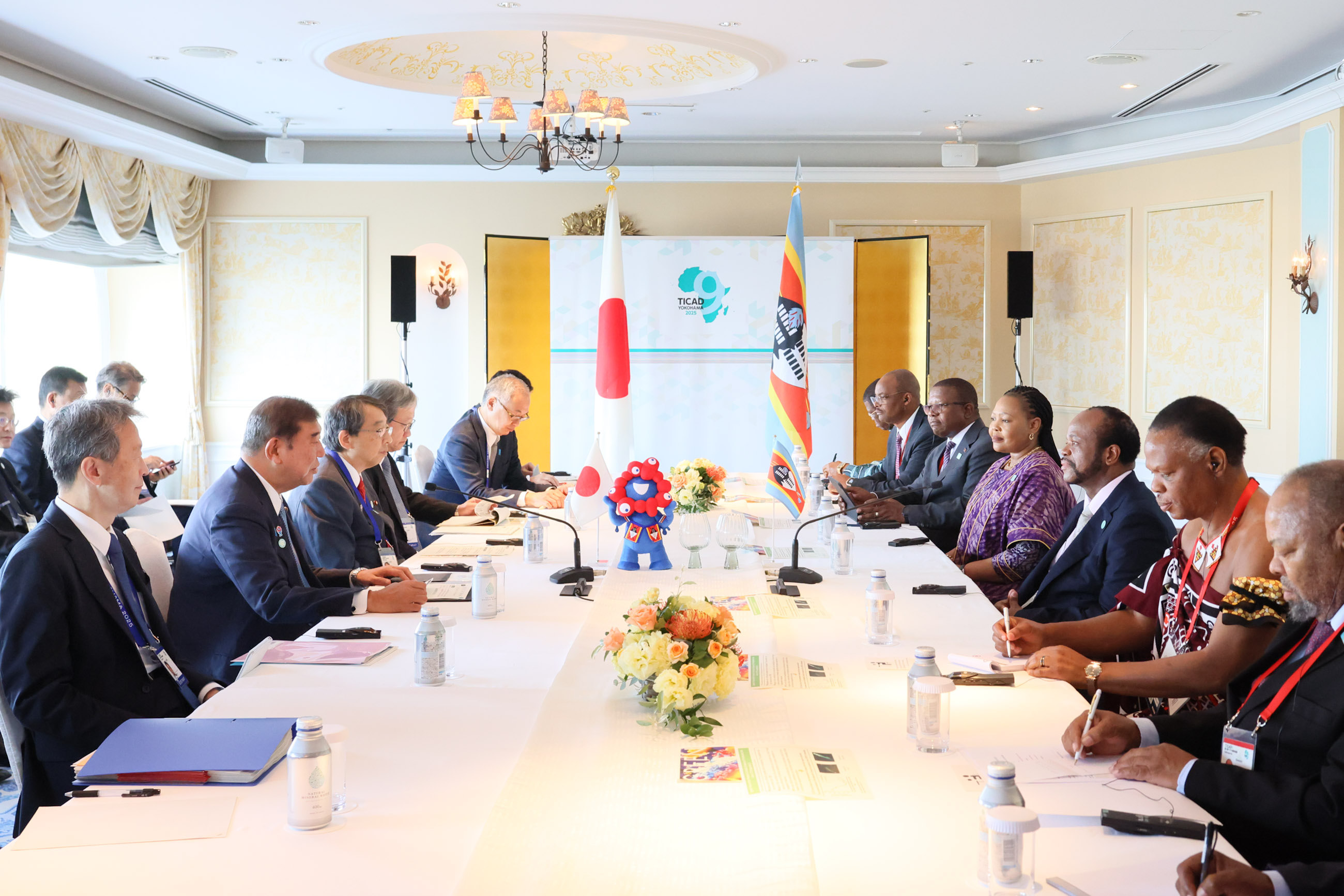 日・エスワティニ首脳会談２