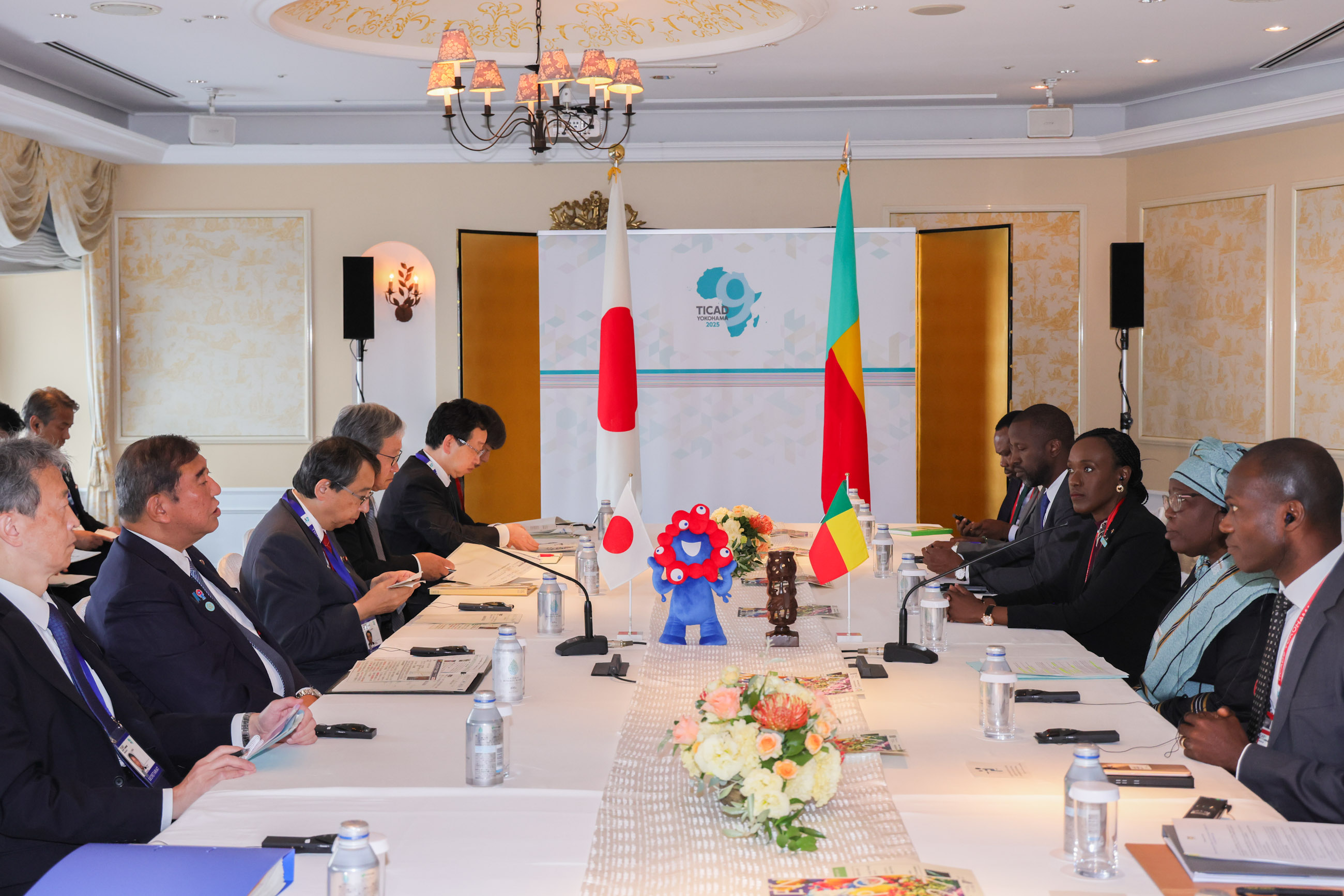 ベナン副大統領による表敬２