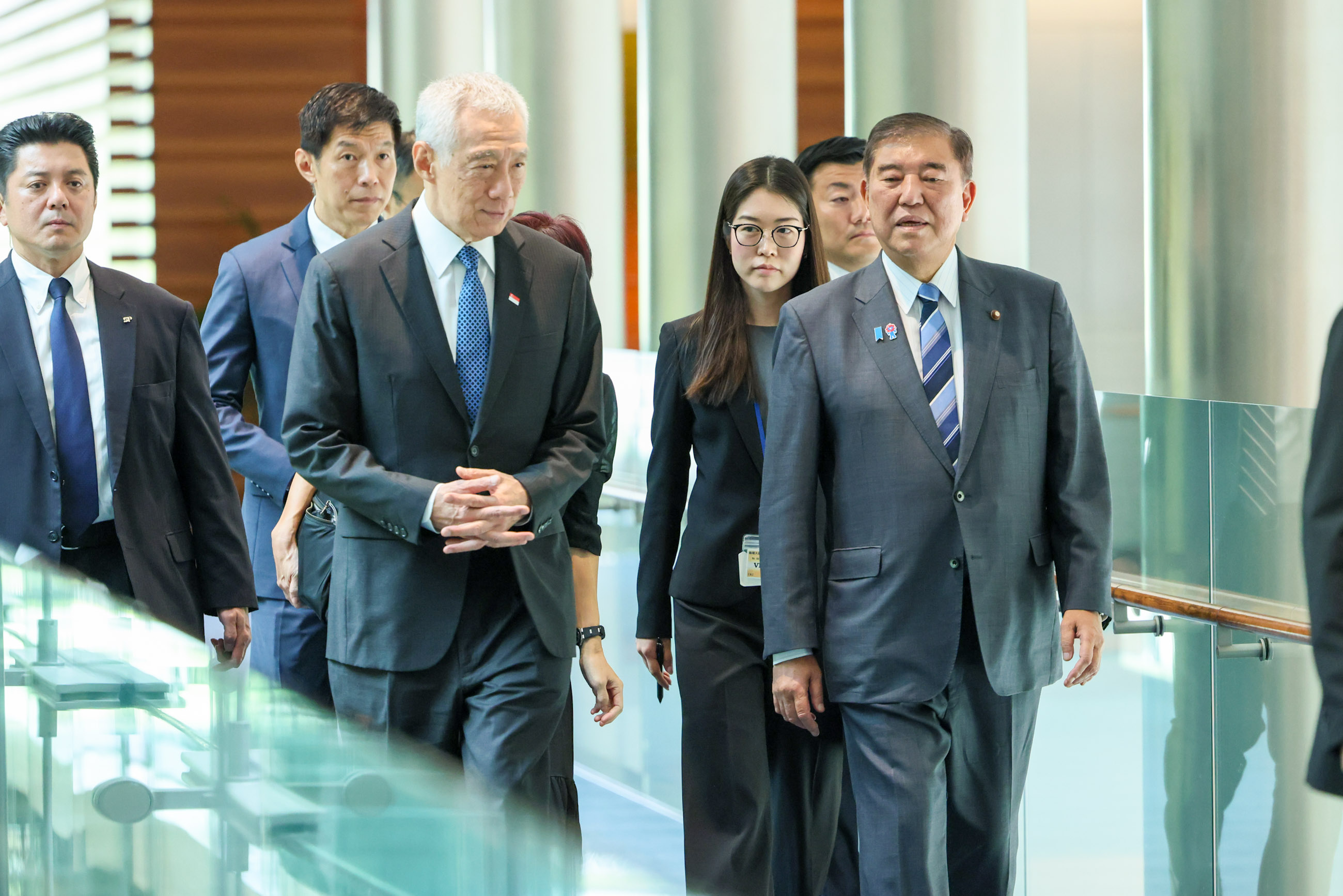 会談に臨む石破総理