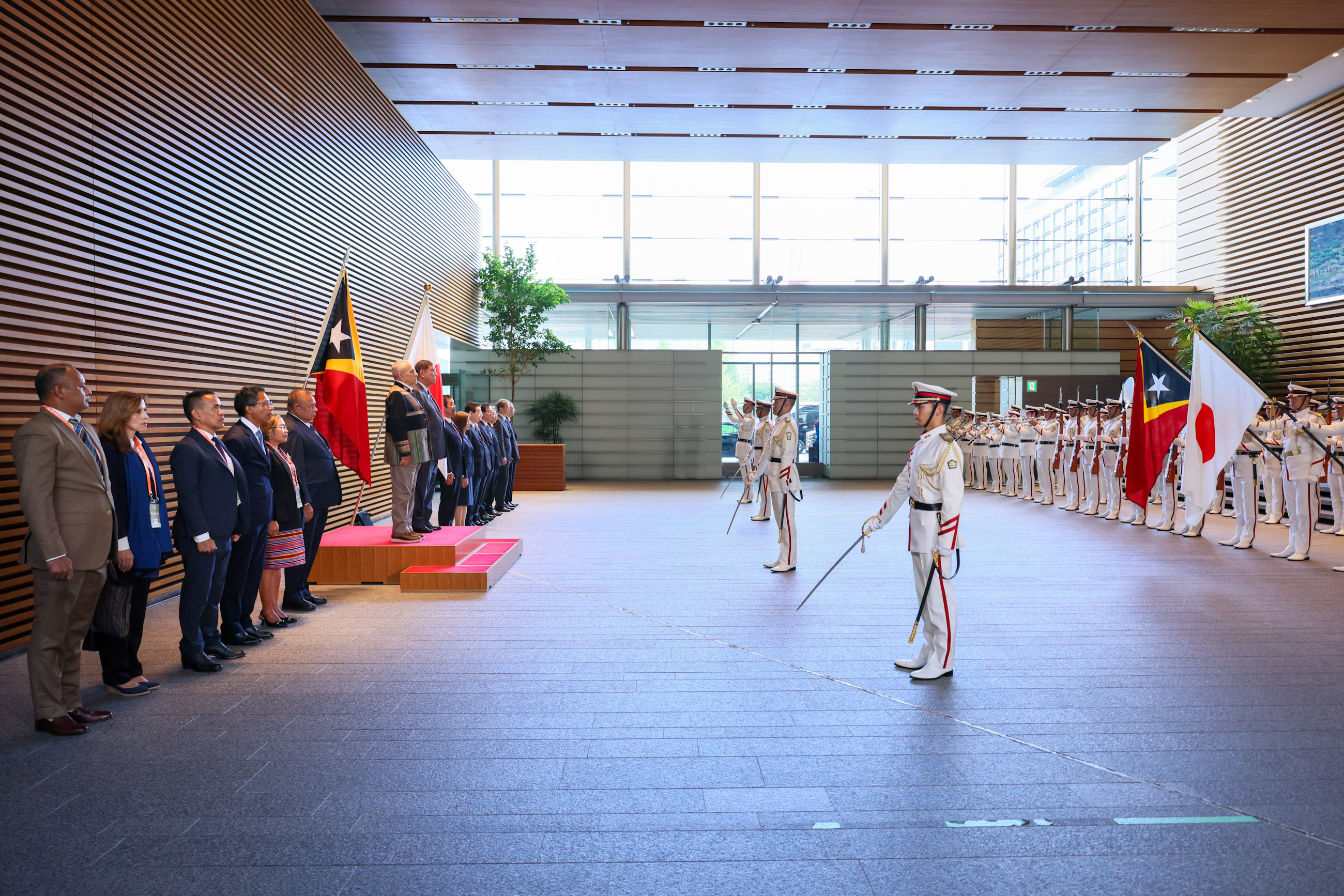 仪仗队的荣誉礼和迎宾仪式1