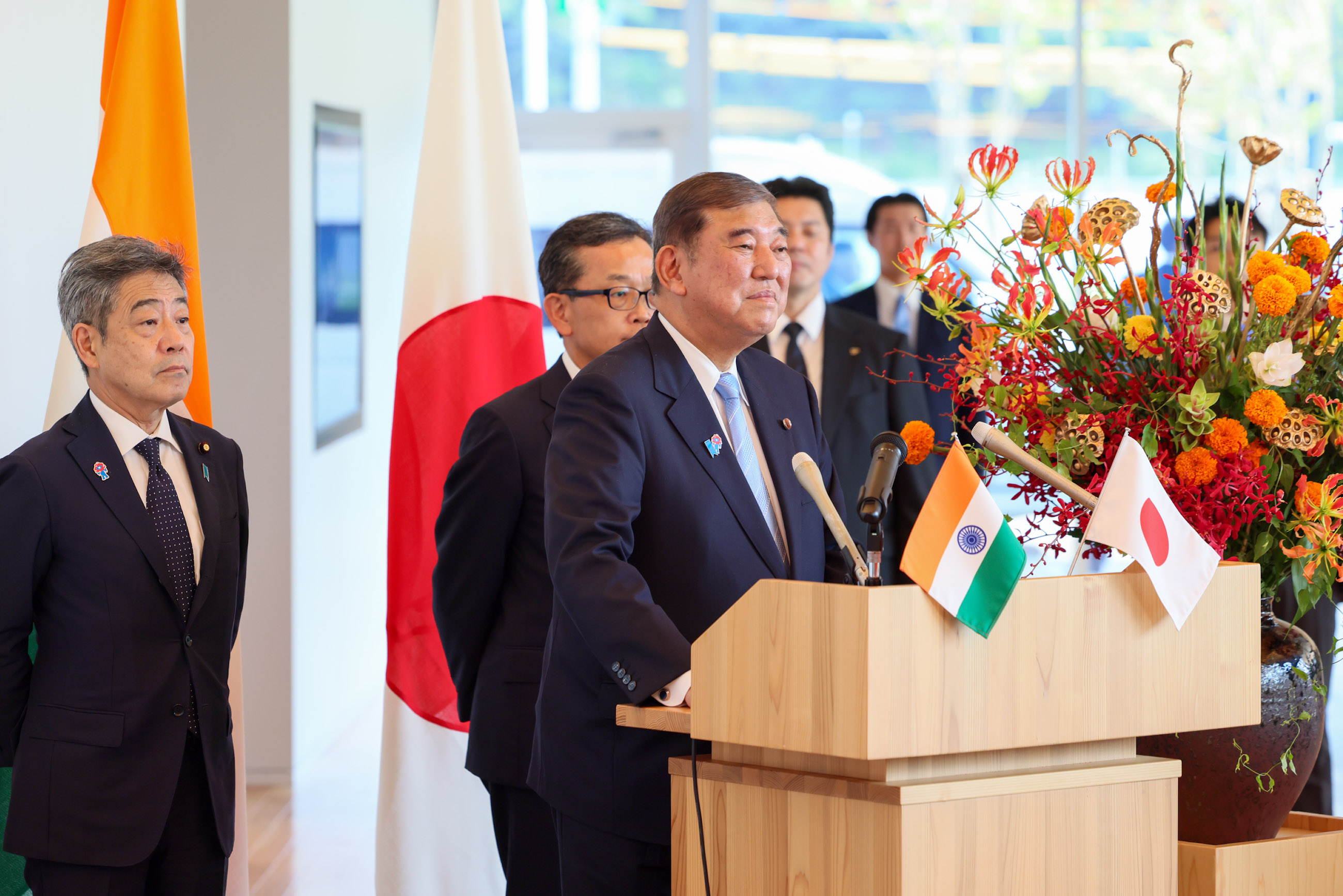 会見を行う石破総理２