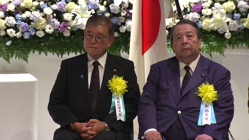 全国消防殉職者慰霊祭に参列する石破総理２