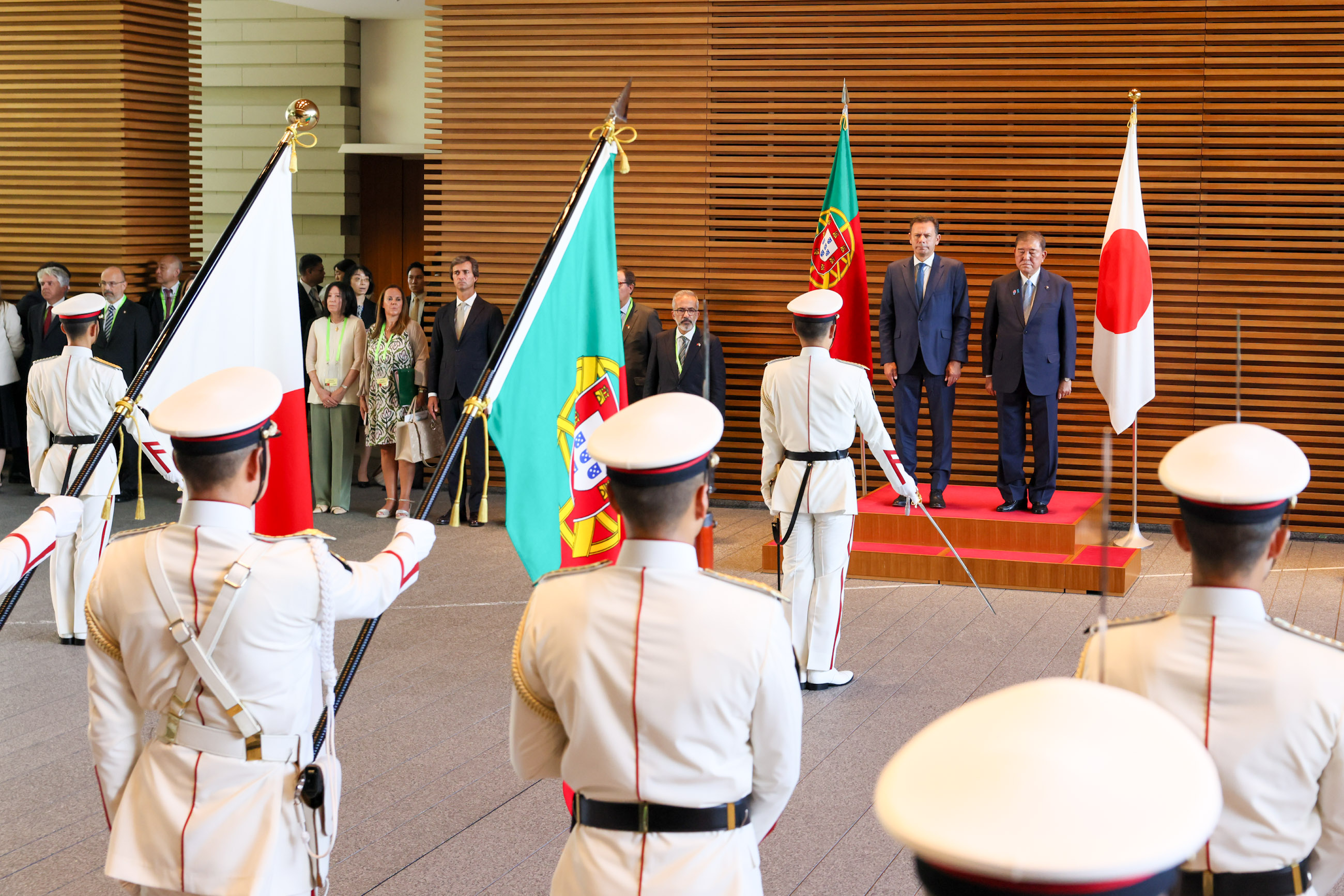 仪仗队的荣誉礼和迎宾仪式2