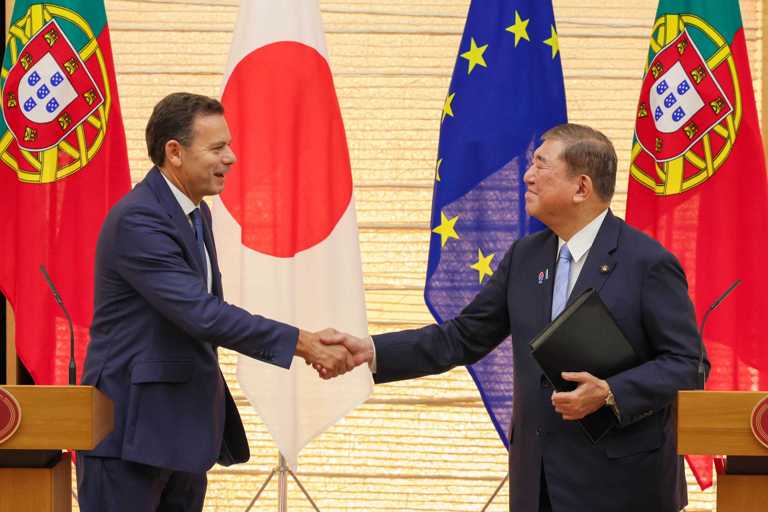 共同記者発表６