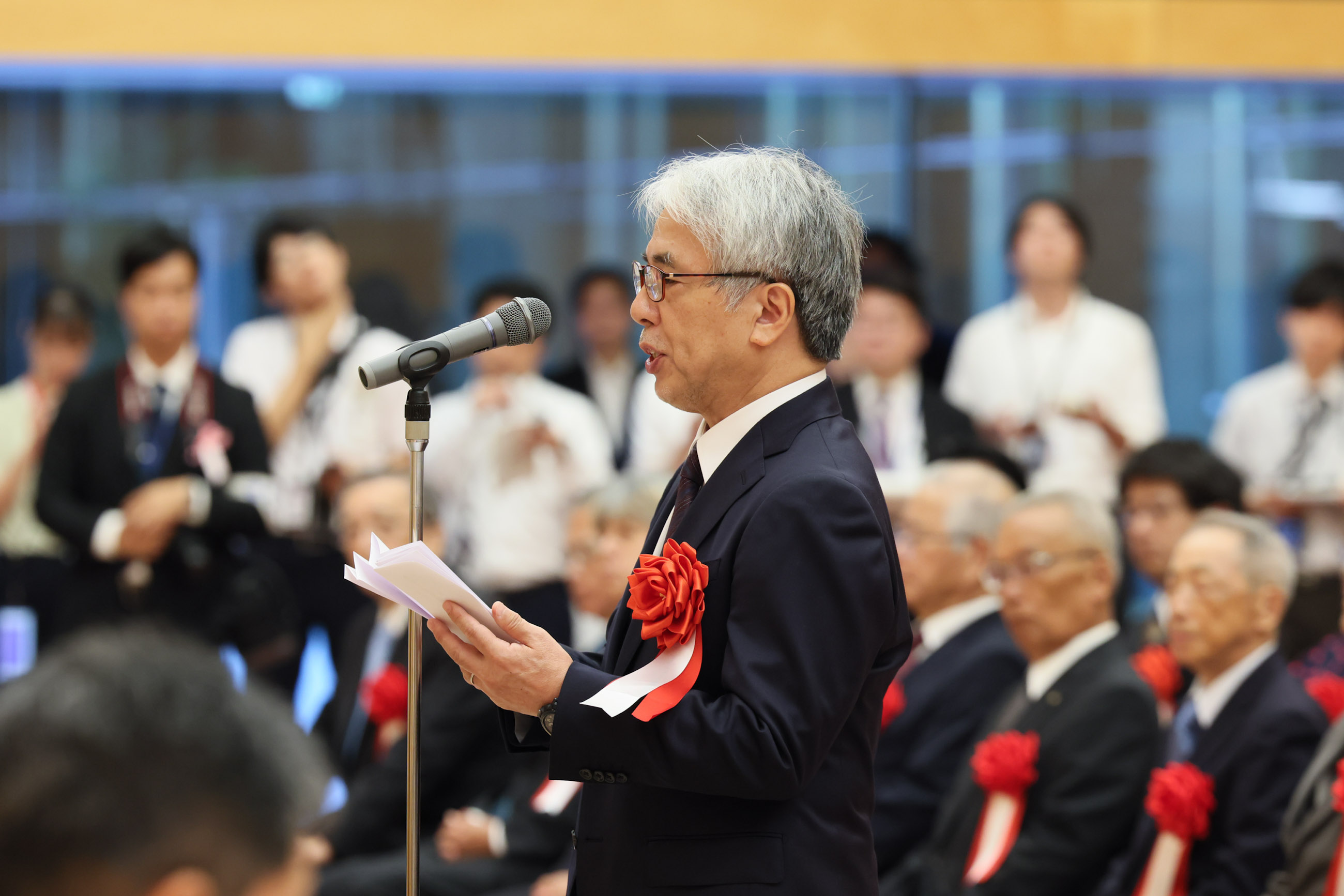 受賞者代表による謝辞３